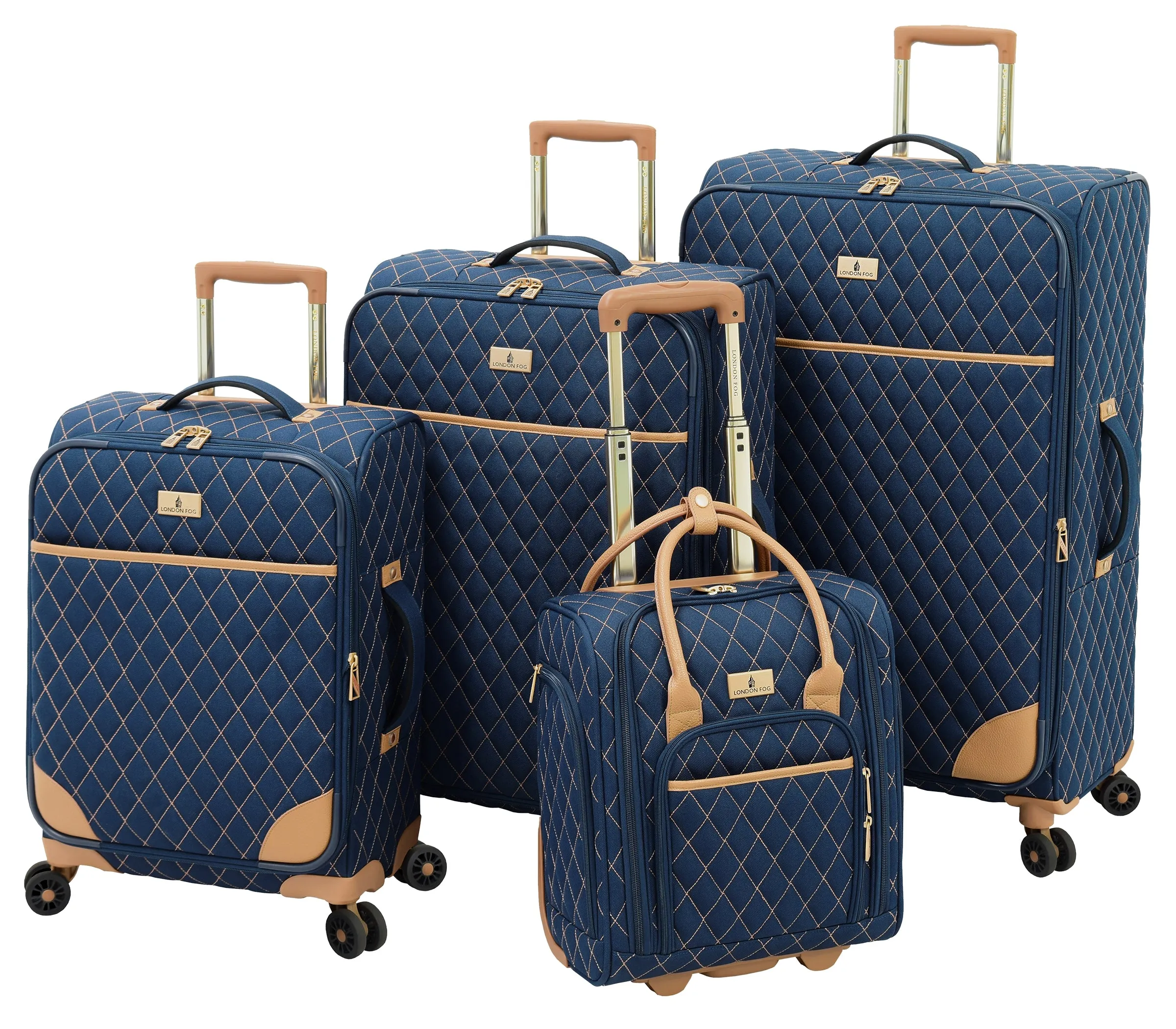 London Fog Queensbury Softside 4-Wheel Spinner Travel Luggage