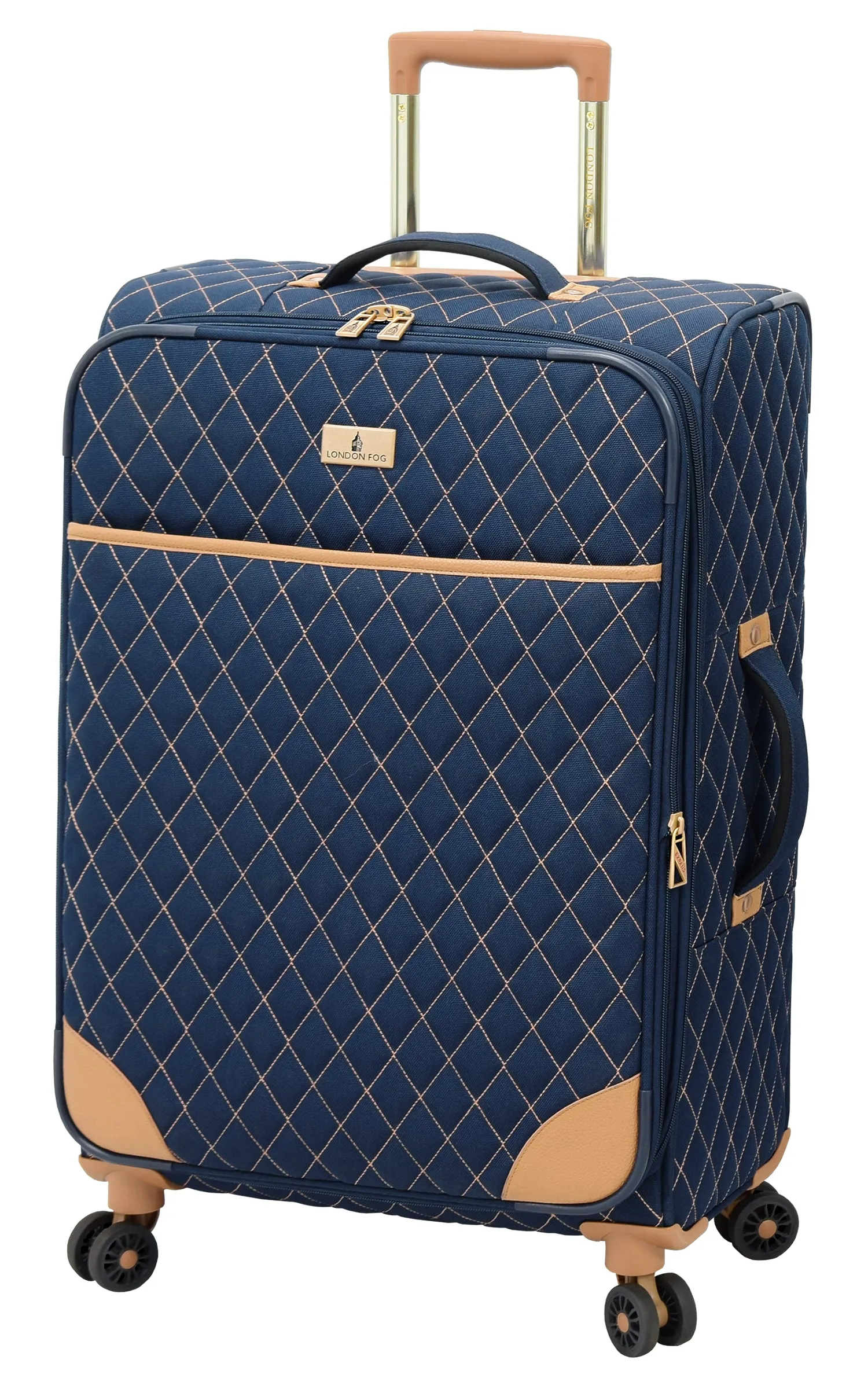London Fog Queensbury Softside 4-Wheel Spinner Travel Luggage