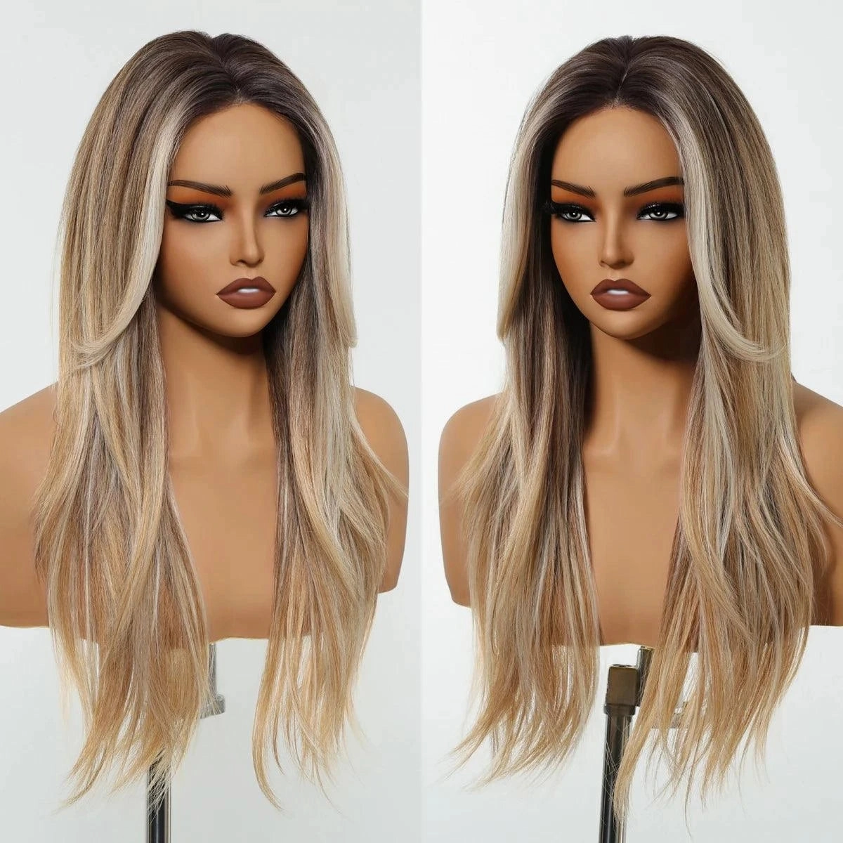 Long Blonde Lace Front Wig