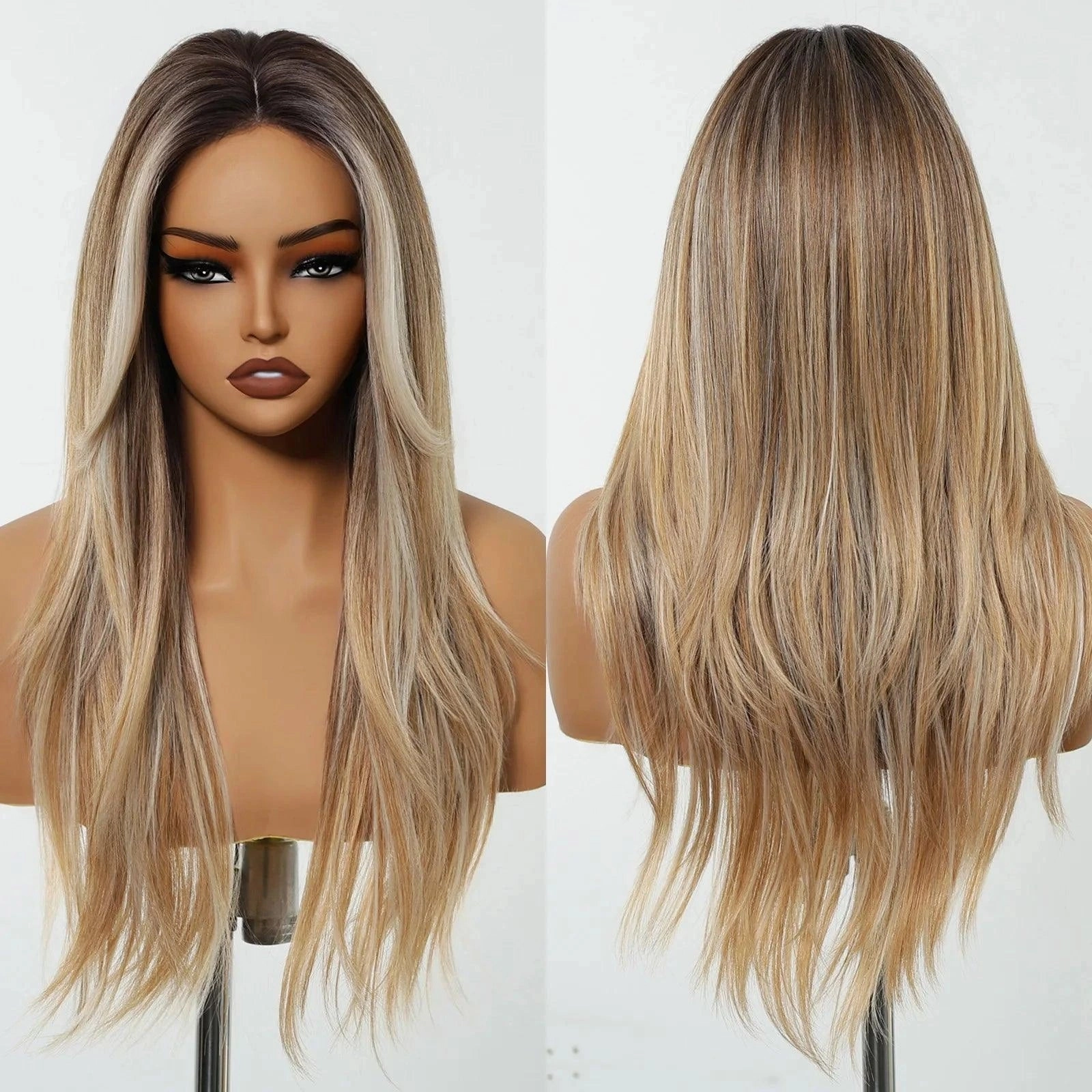 Long Blonde Lace Front Wig