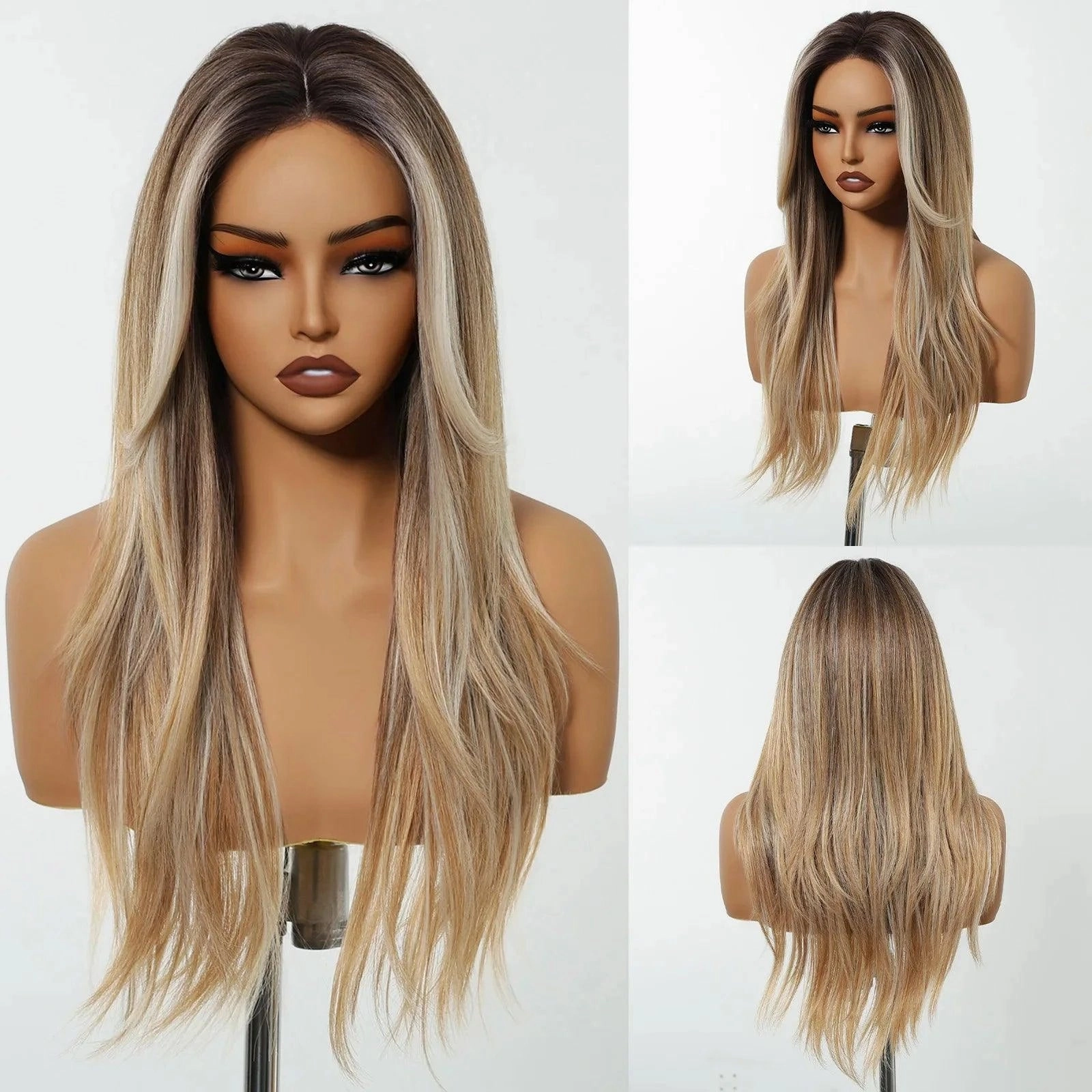 Long Blonde Lace Front Wig