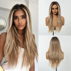 Long Blonde Lace Front Wig