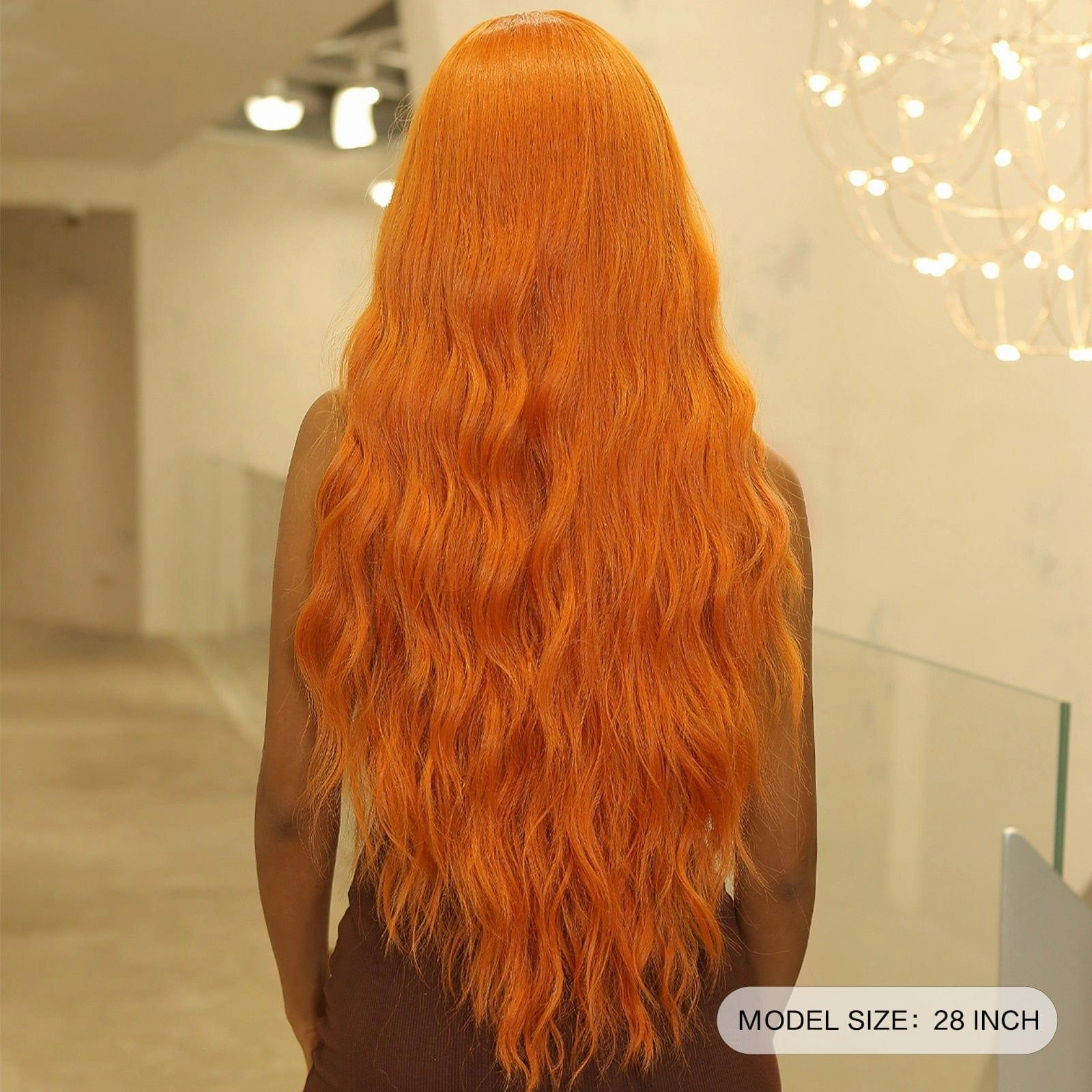 Long Copper Wig