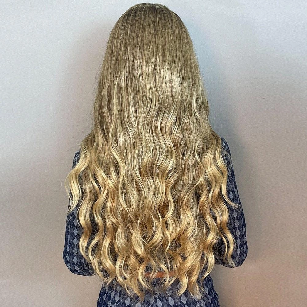 Long Golden Blonde Wig
