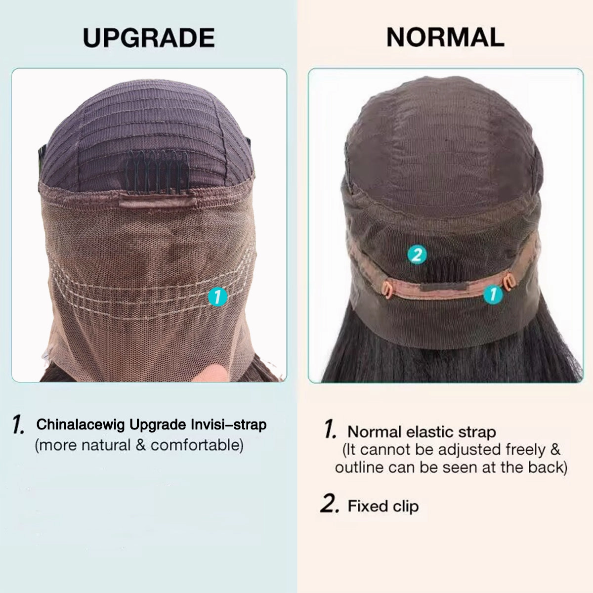 Long Layered Curtain Bangs with Rich Honey Brown Ombre 360 HD Invisible Lace Wigs CF73