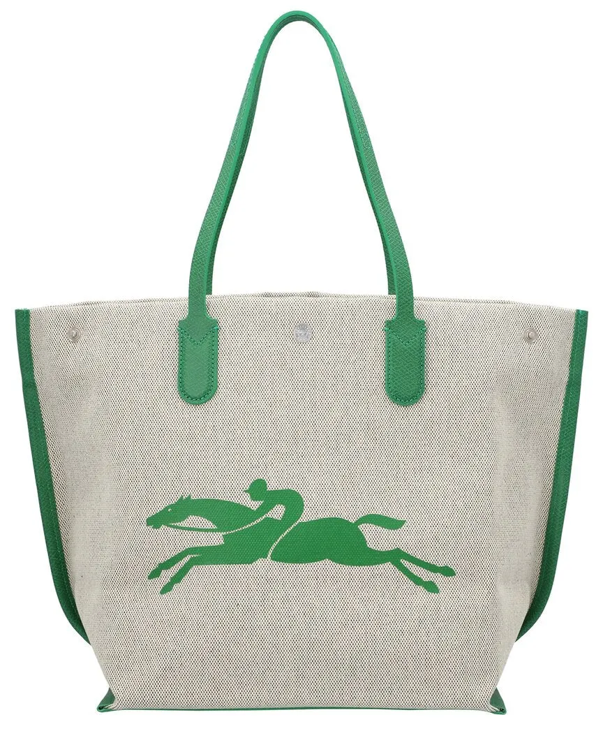 Longchamp Essential Large Canvas Long Handle Tote