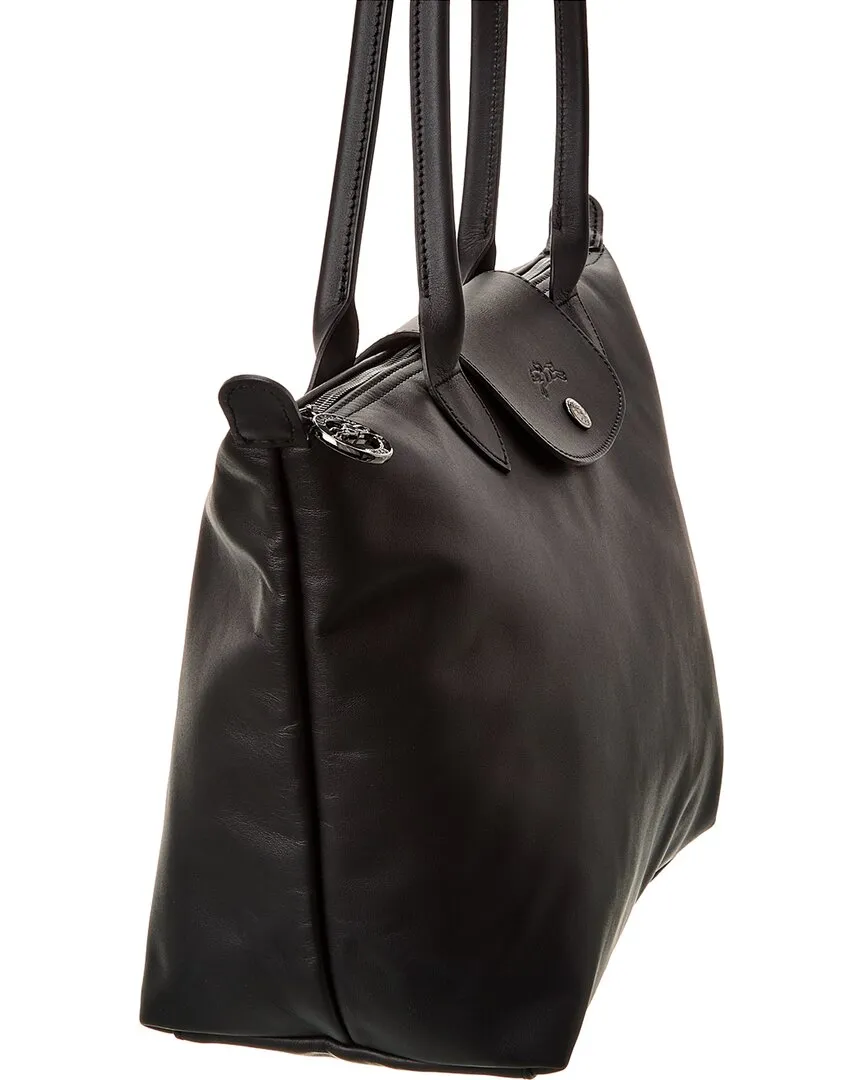 Longchamp Le Pliage Xtra Medium Leather Long Handle Tote
