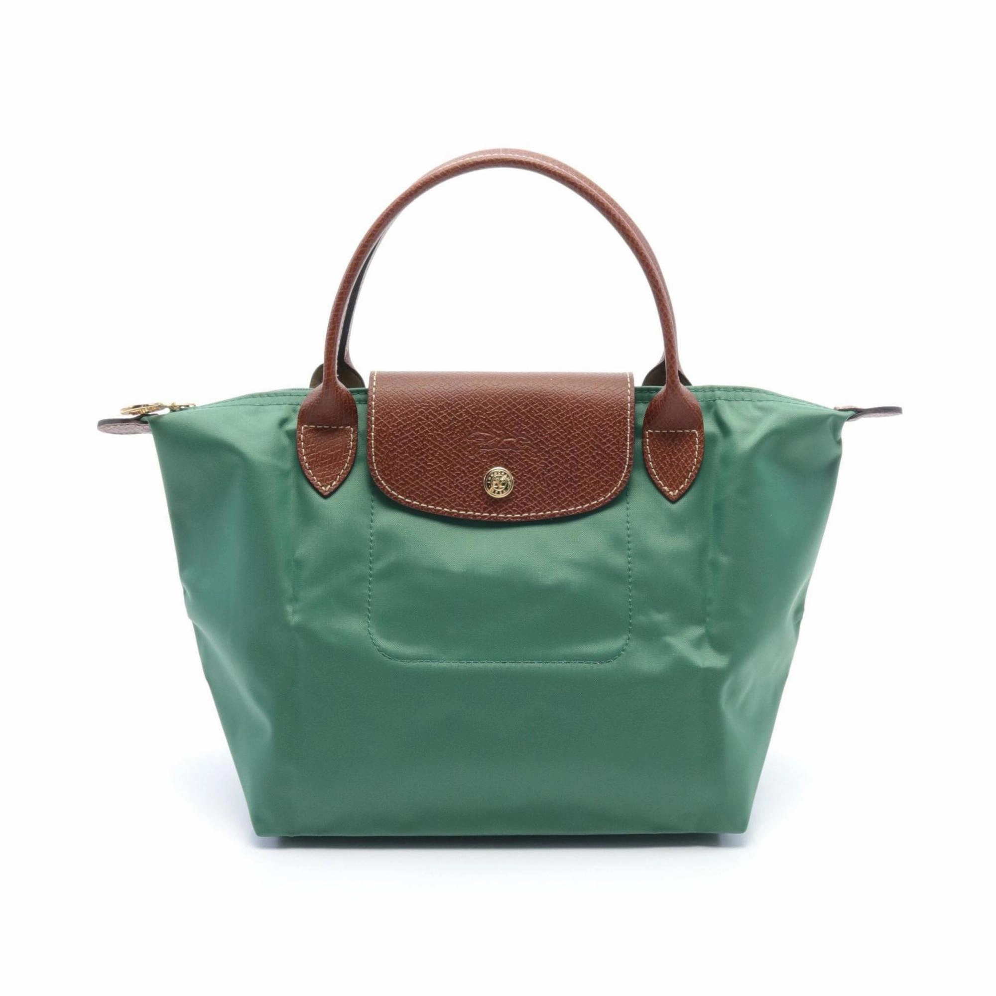 Longchamp   Nylon Leather Handbag