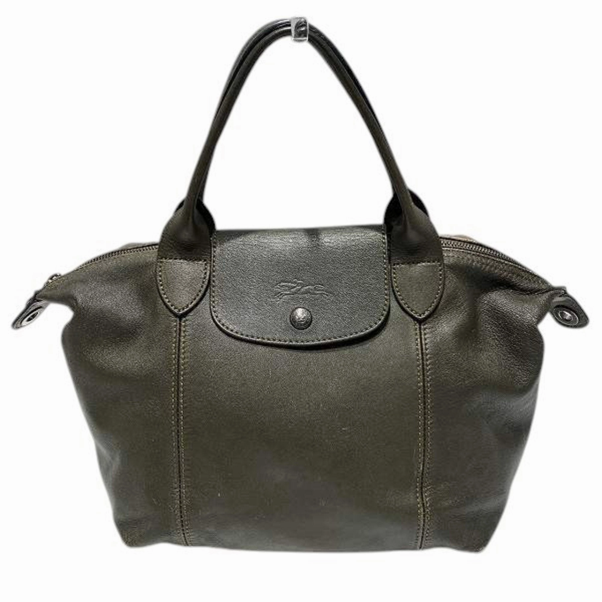 Longchamp Leather Handbag (Pre-Owned)