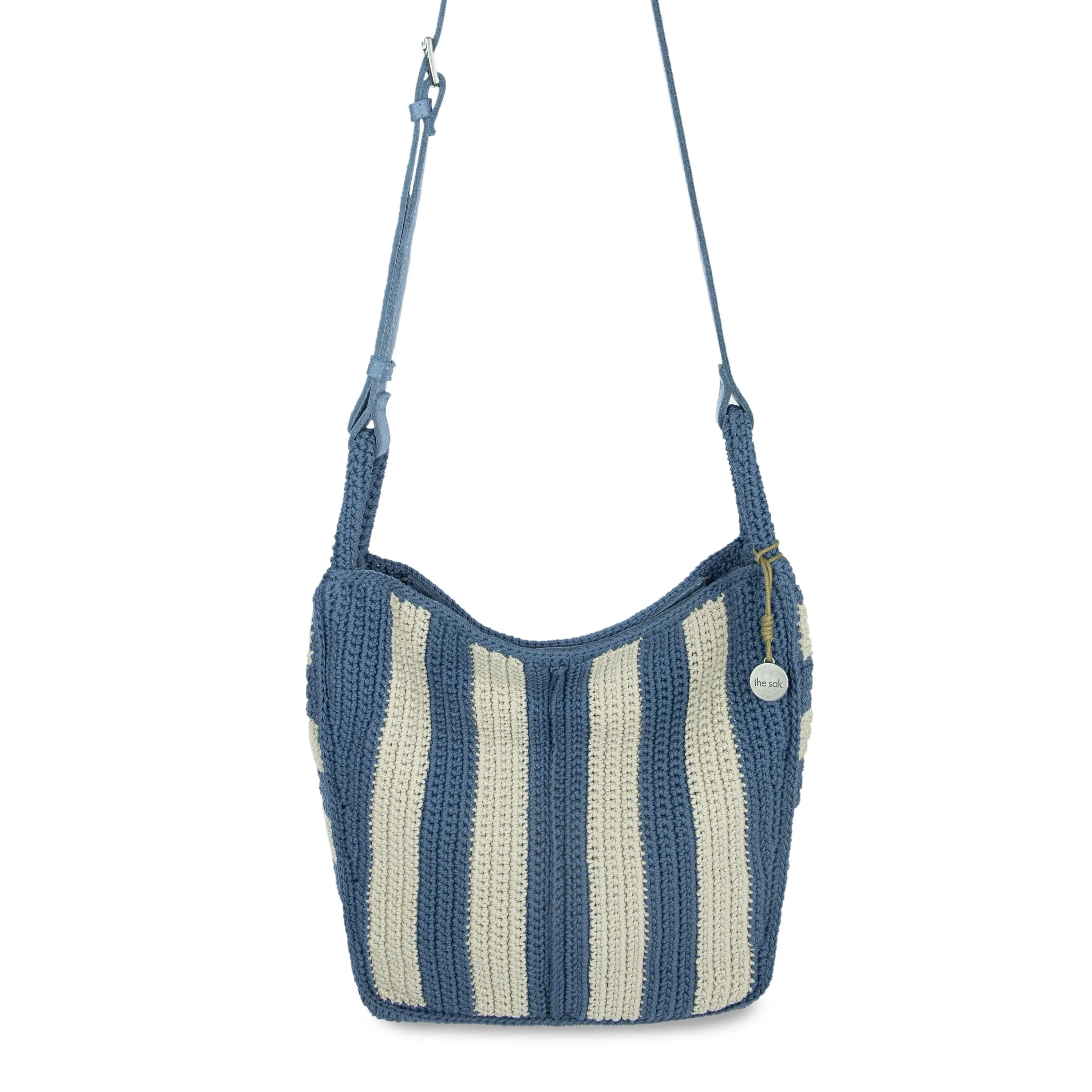 Los Feliz Crossbody - Hand Crochet - Maritime Stripe