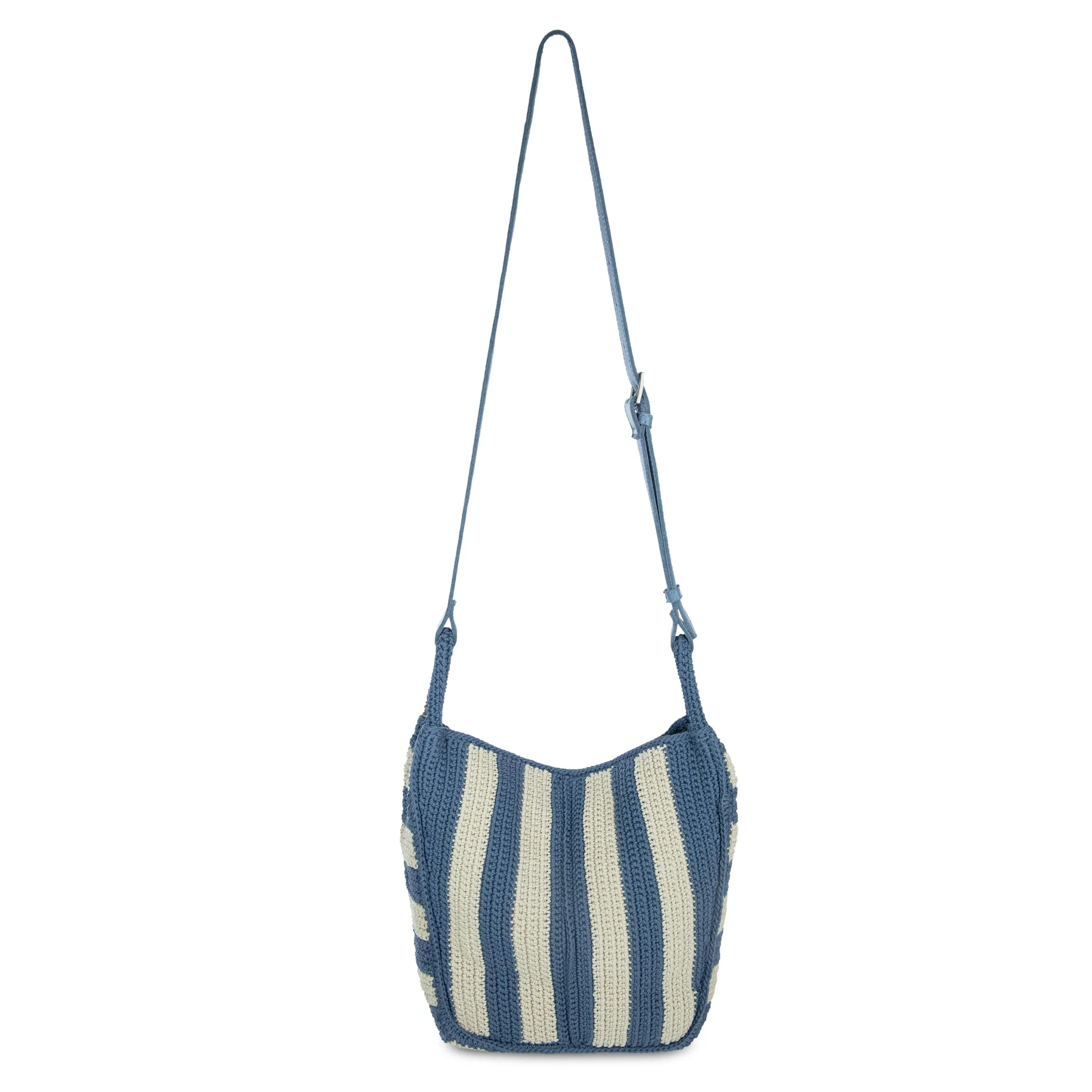 Los Feliz Crossbody - Hand Crochet - Maritime Stripe