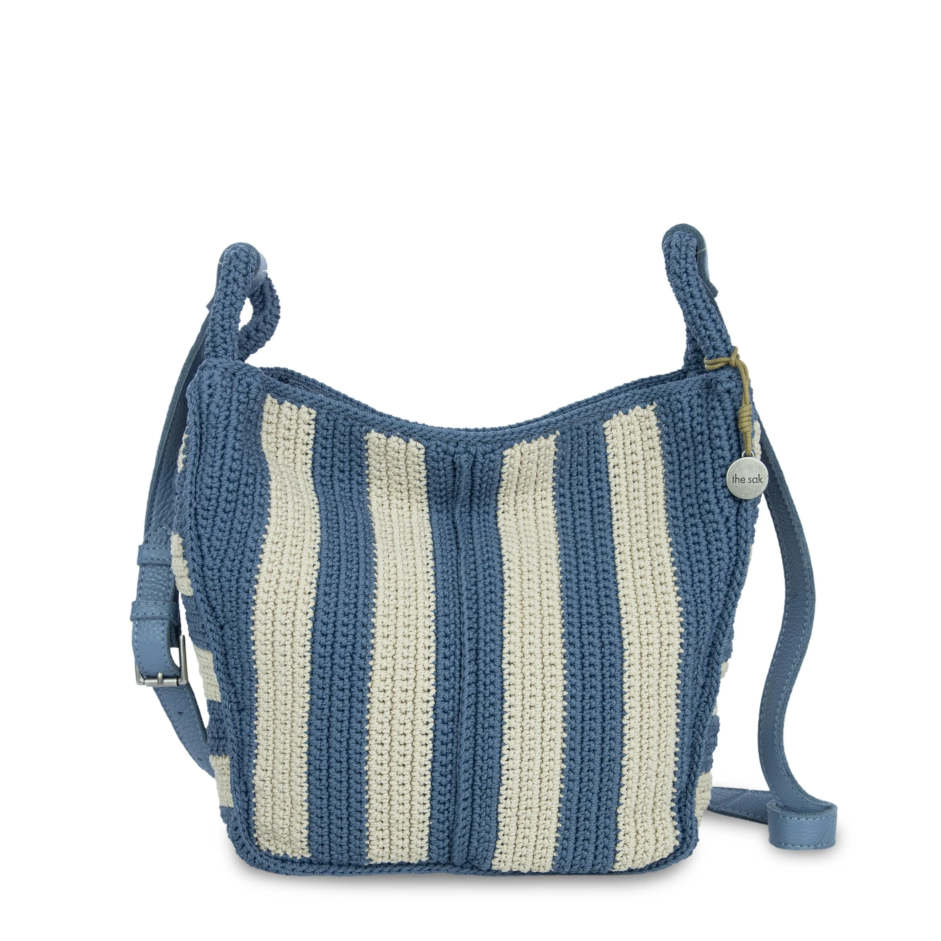 Los Feliz Crossbody - Hand Crochet - Maritime Stripe