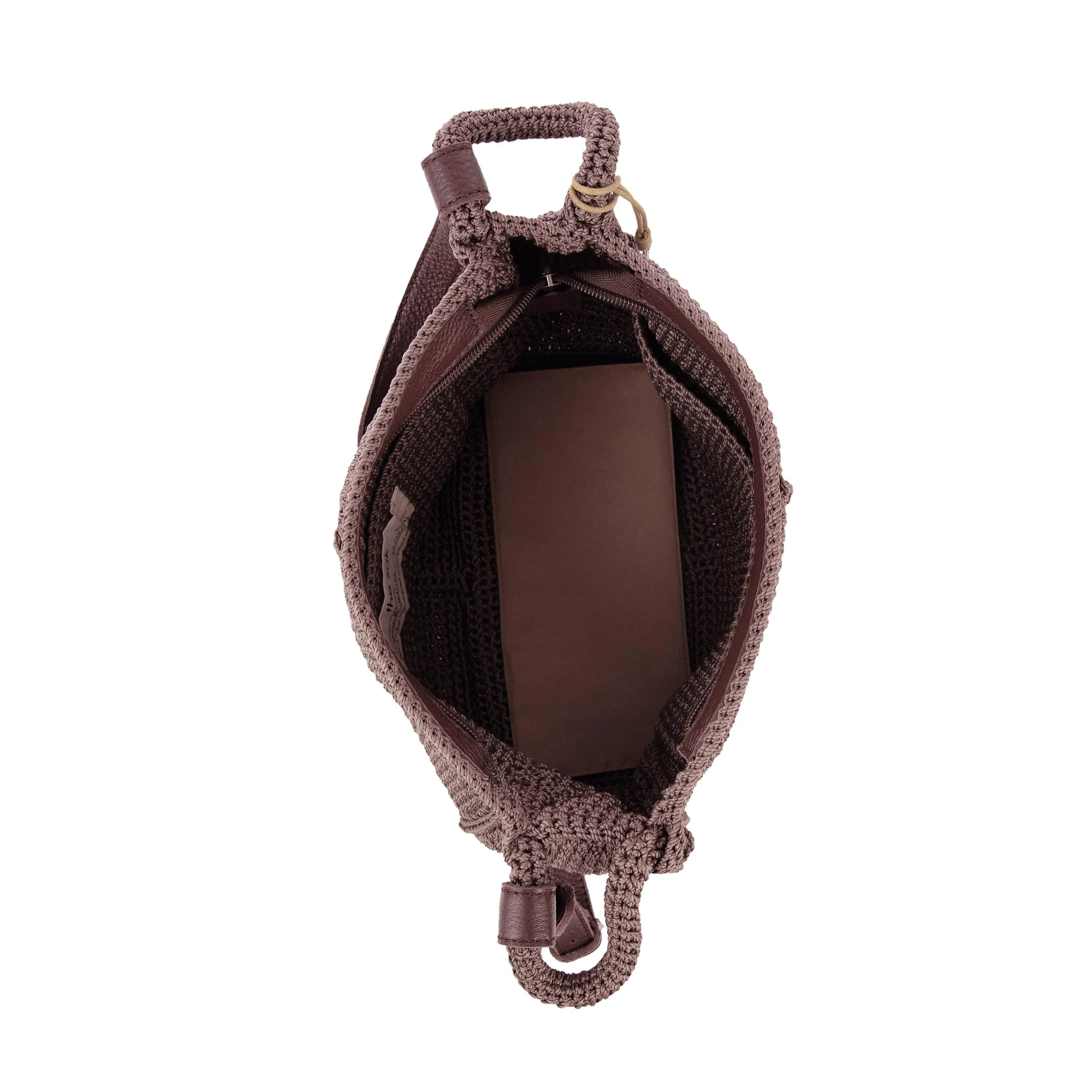 Los Feliz Crossbody - Hand Crochet - Mushroom