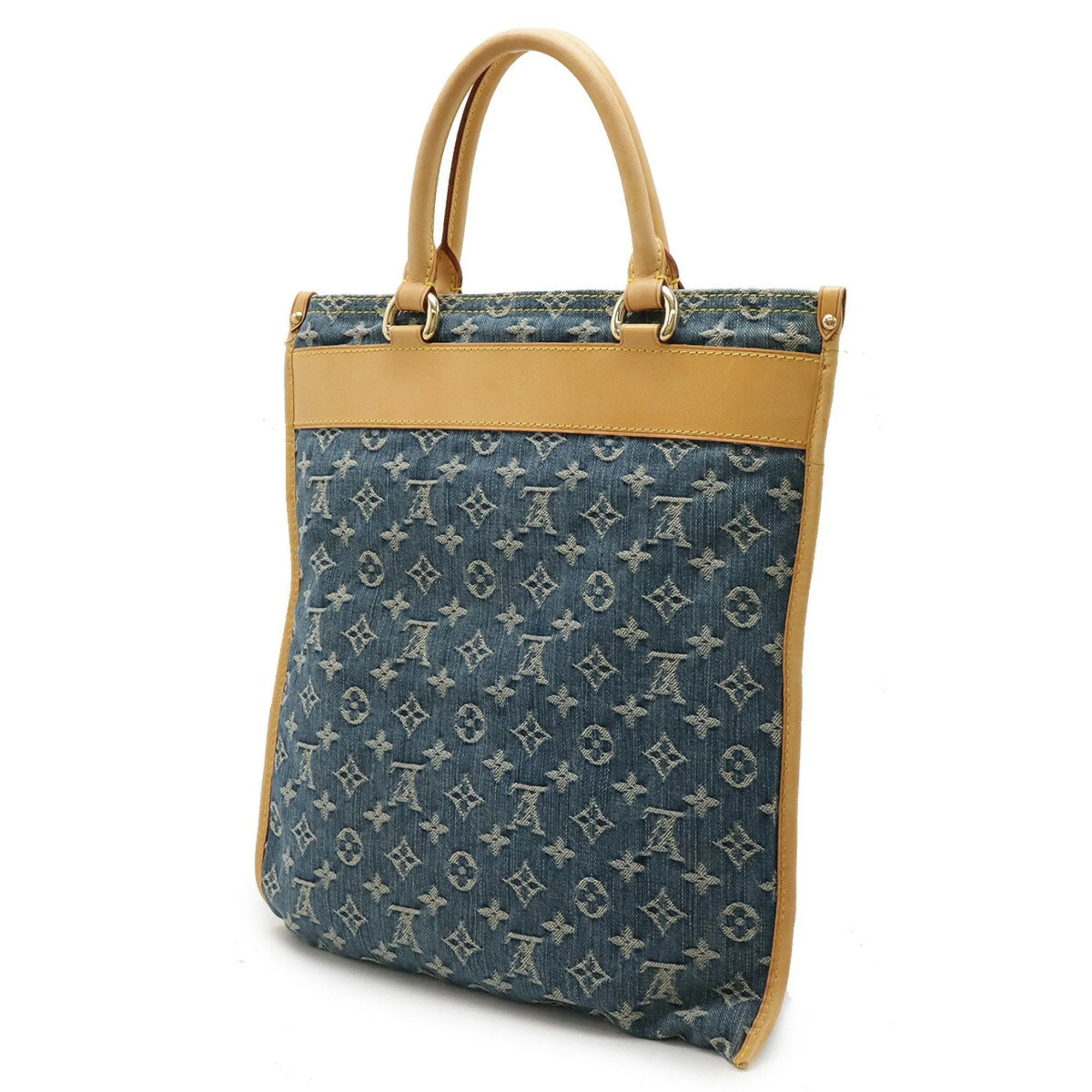 Louis Vuitton blue Monogram Monogram blue Handbag Tote Bag (Pre-Owned)