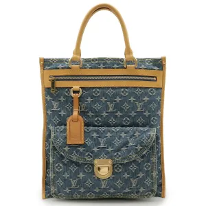 Louis Vuitton blue Monogram Monogram blue Handbag Tote Bag (Pre-Owned)