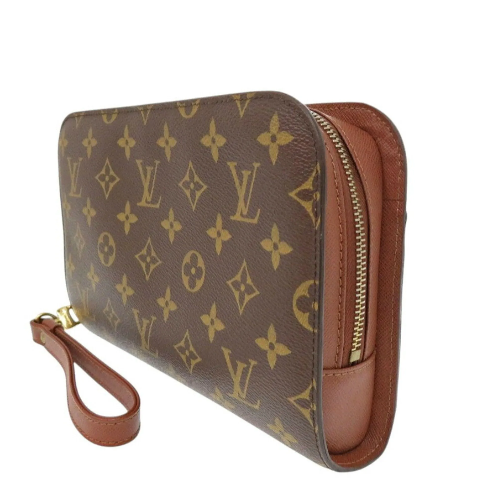 Louis Vuitton Canvas Clutch Bag (Pre-Owned)
