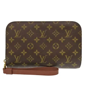 Louis Vuitton Canvas Clutch Bag (Pre-Owned)
