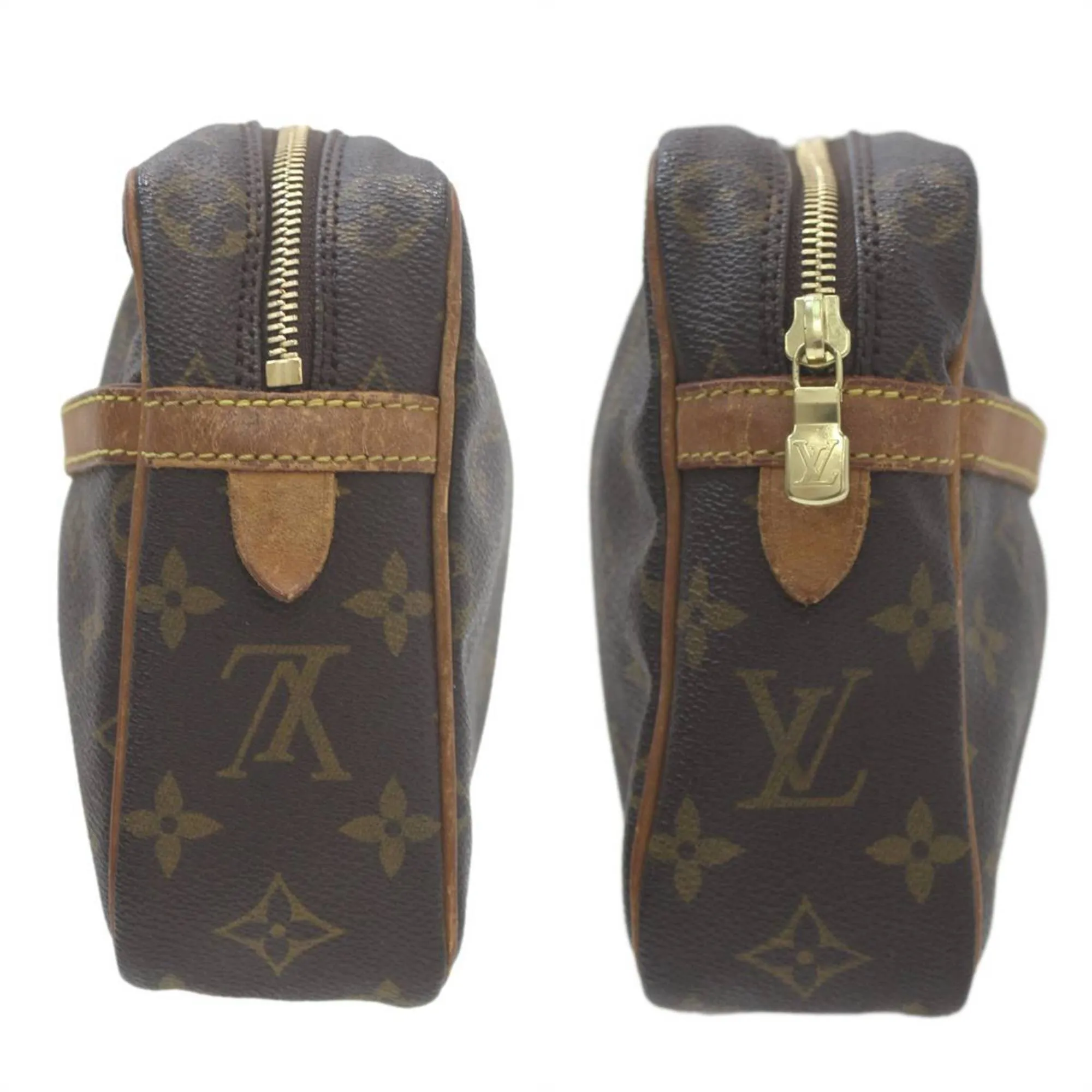 Louis Vuitton Compiegne 23 Canvas Clutch Bag (Pre-Owned)