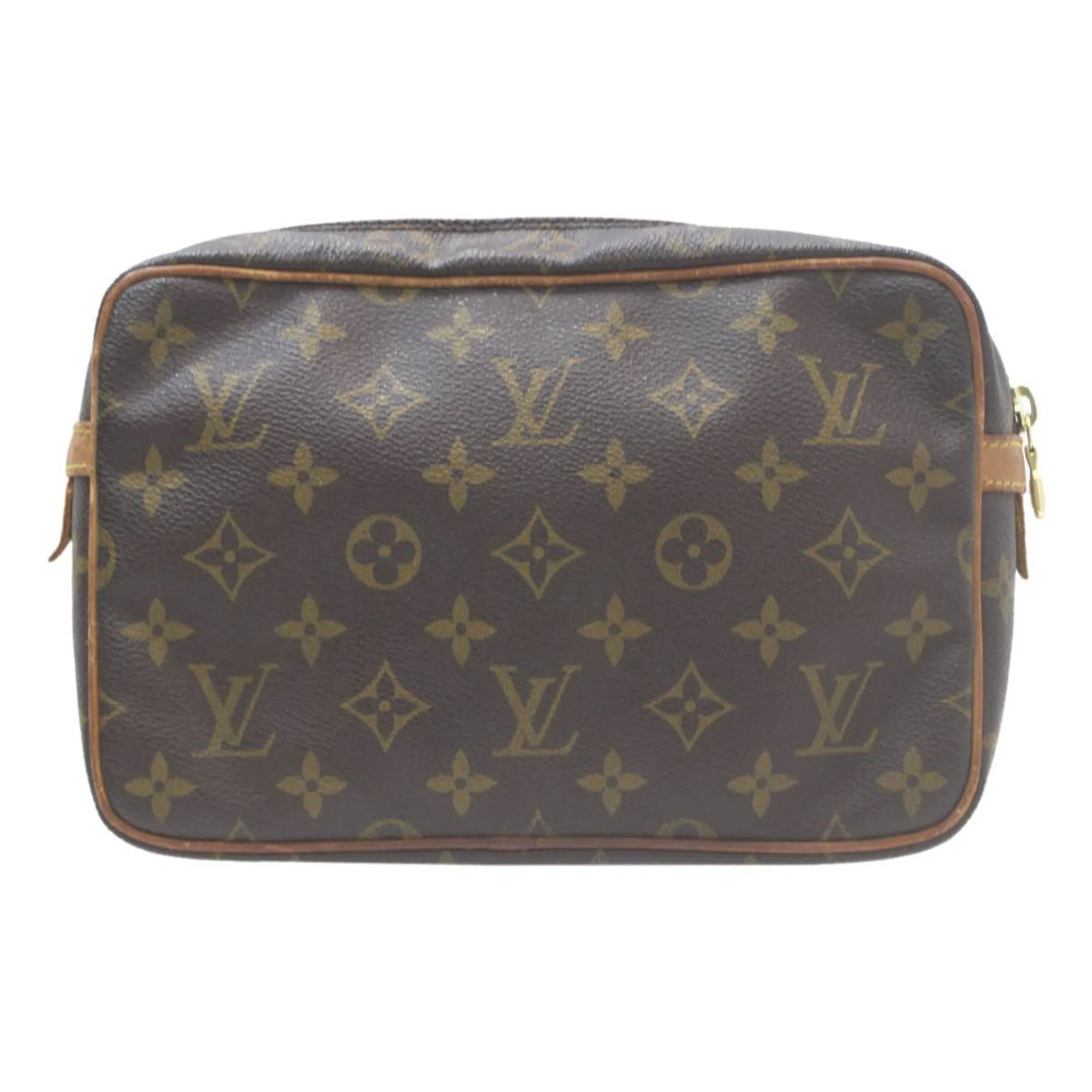 Louis Vuitton Compiegne 23 Canvas Clutch Bag (Pre-Owned)