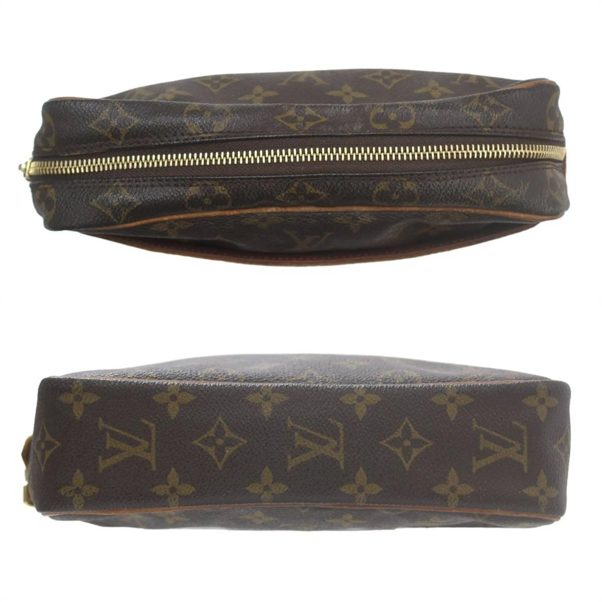 Louis Vuitton Compiegne 23 Canvas Clutch Bag (Pre-Owned)