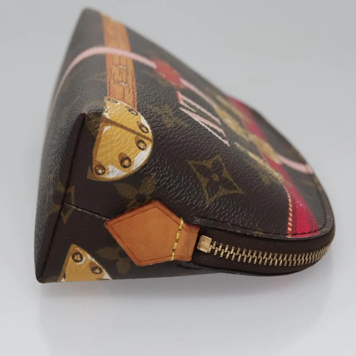 Louis Vuitton Cosmetic Pouch Canvas Clutch Bag (Pre-Owned)