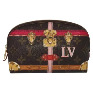 Louis Vuitton Cosmetic Pouch Canvas Clutch Bag (Pre-Owned)