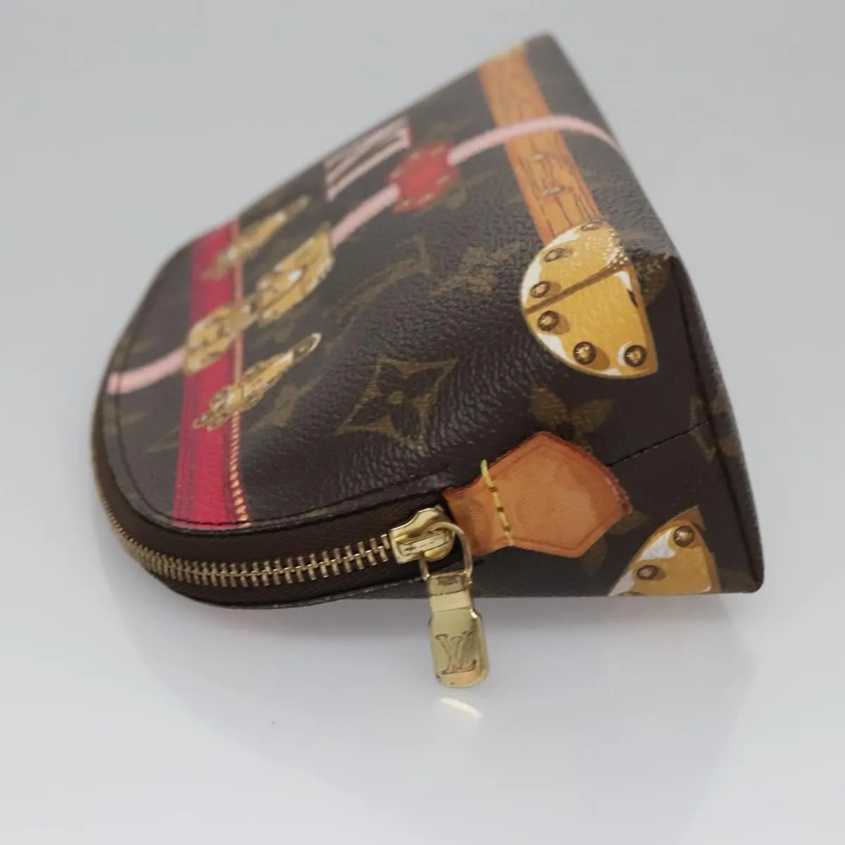 Louis Vuitton Cosmetic Pouch Canvas Clutch Bag (Pre-Owned)