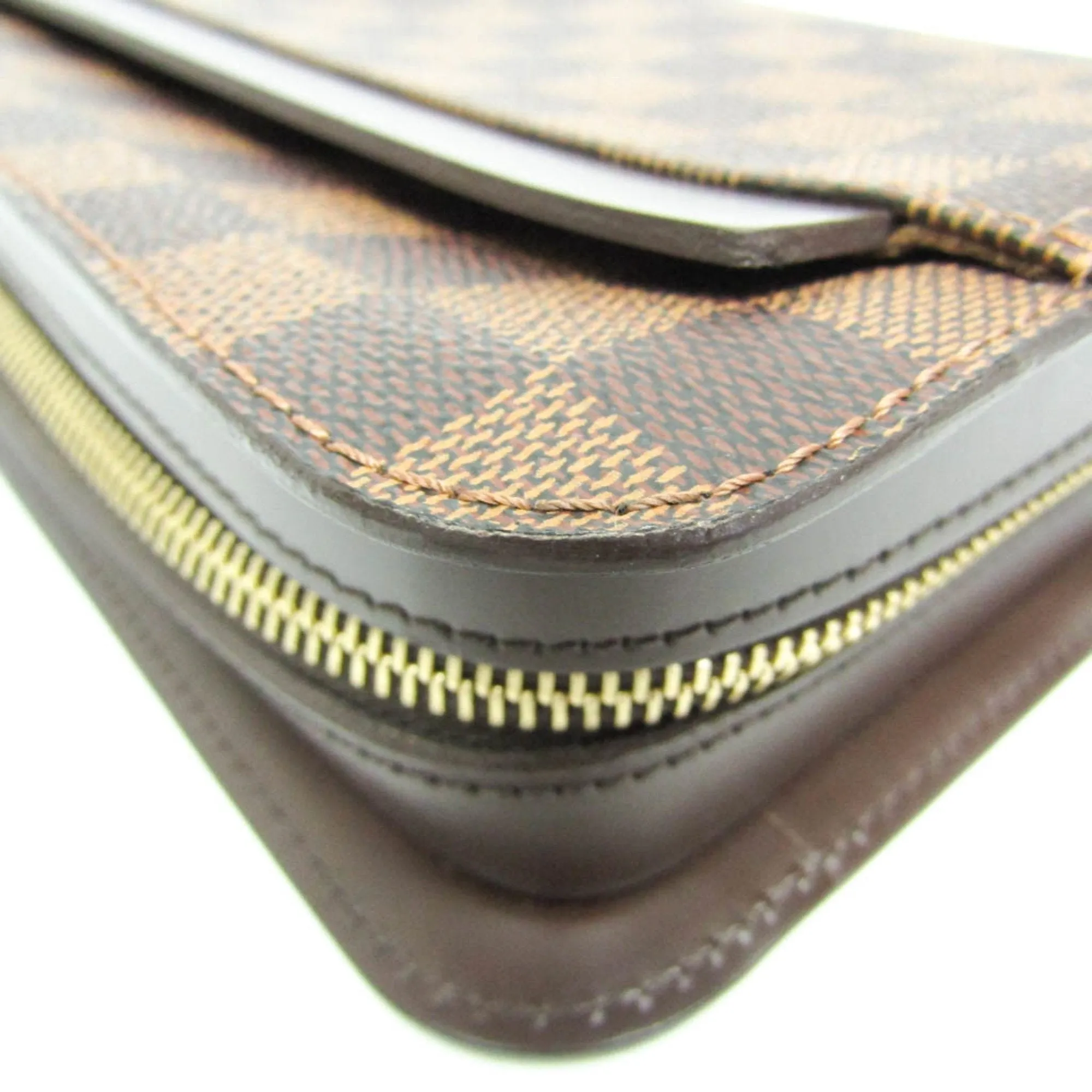 Louis Vuitton Damier Canvas Clutch Bag (Pre-Owned)