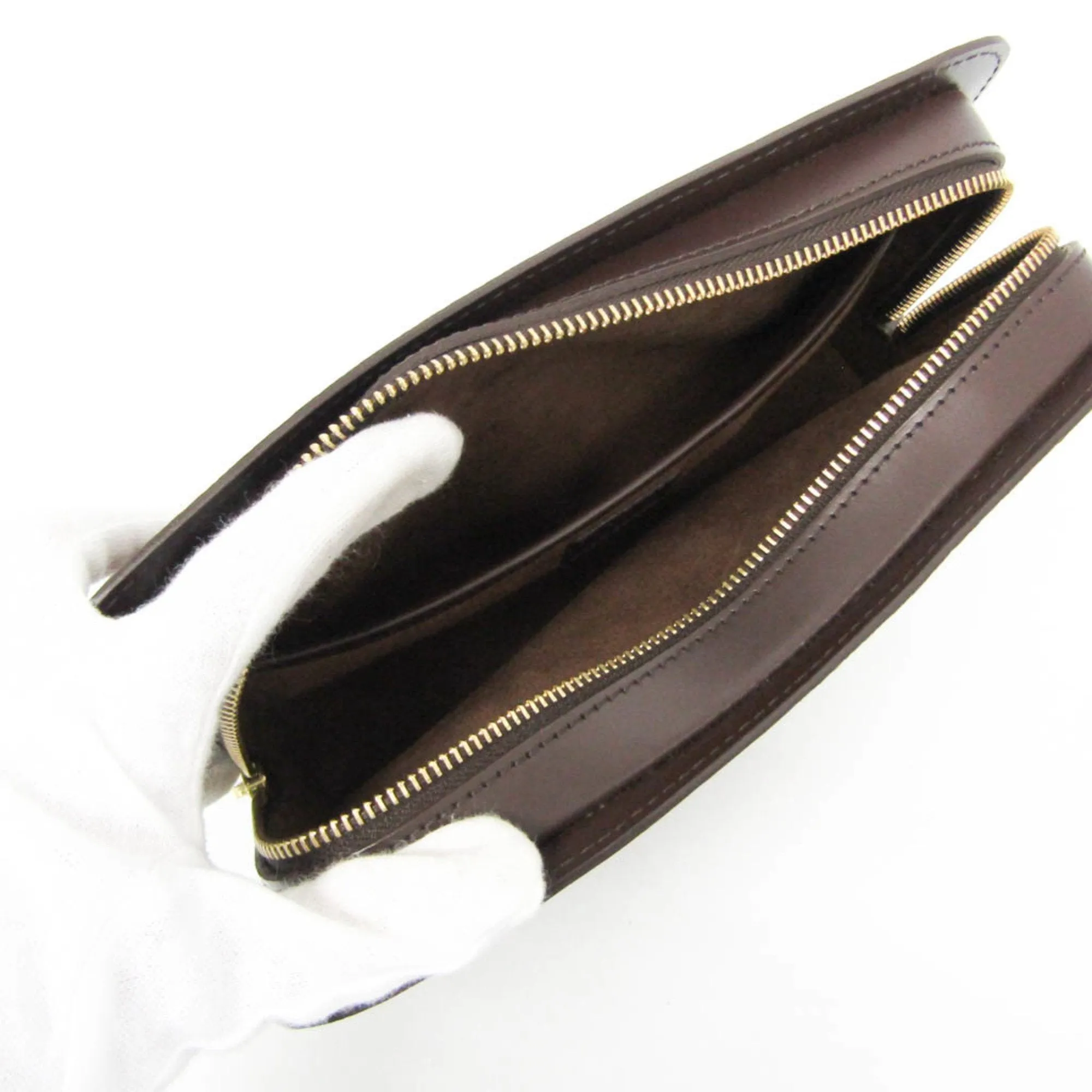 Louis Vuitton Damier Canvas Clutch Bag (Pre-Owned)