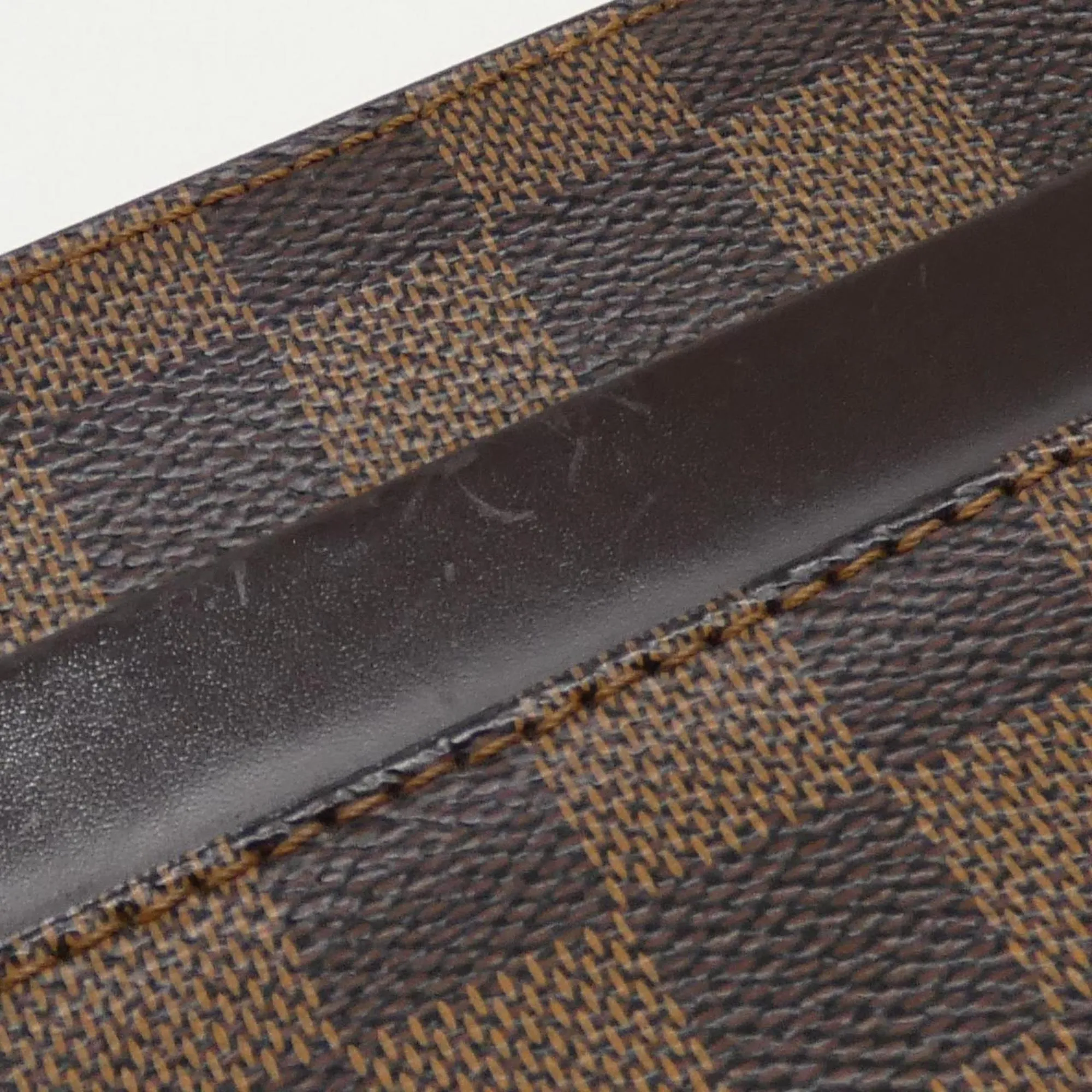Louis Vuitton Damier Canvas Ebene Coated Canvas Clutch Bag (Pre-Owned)