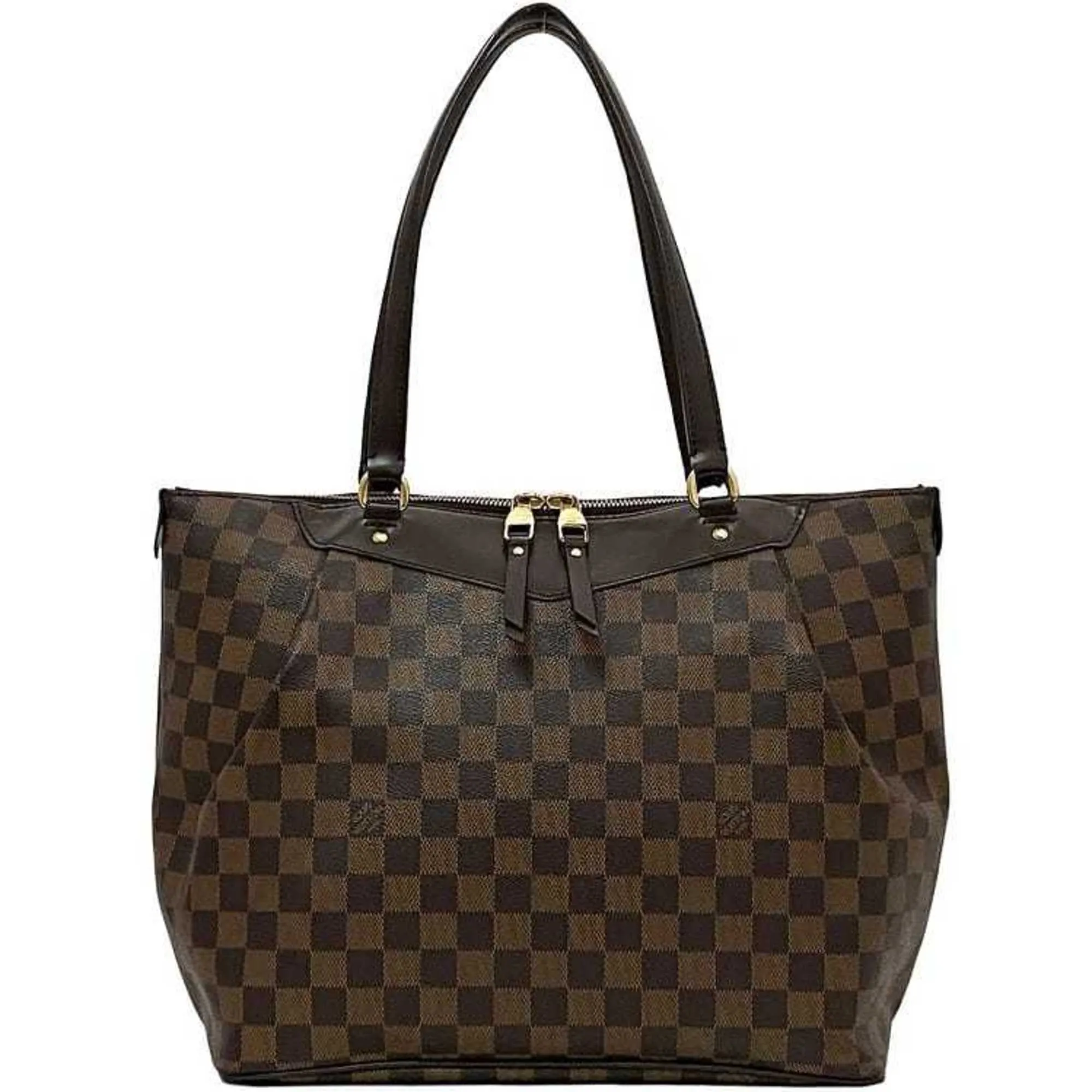 Louis Vuitton Damier Canvas Ebene Damier Canvas Tote Bag (Pre-Owned)