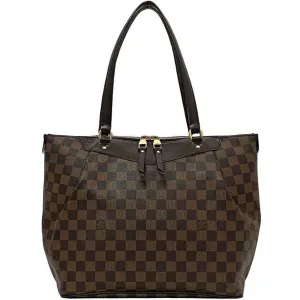 Louis Vuitton Damier Canvas Ebene Damier Canvas Tote Bag (Pre-Owned)