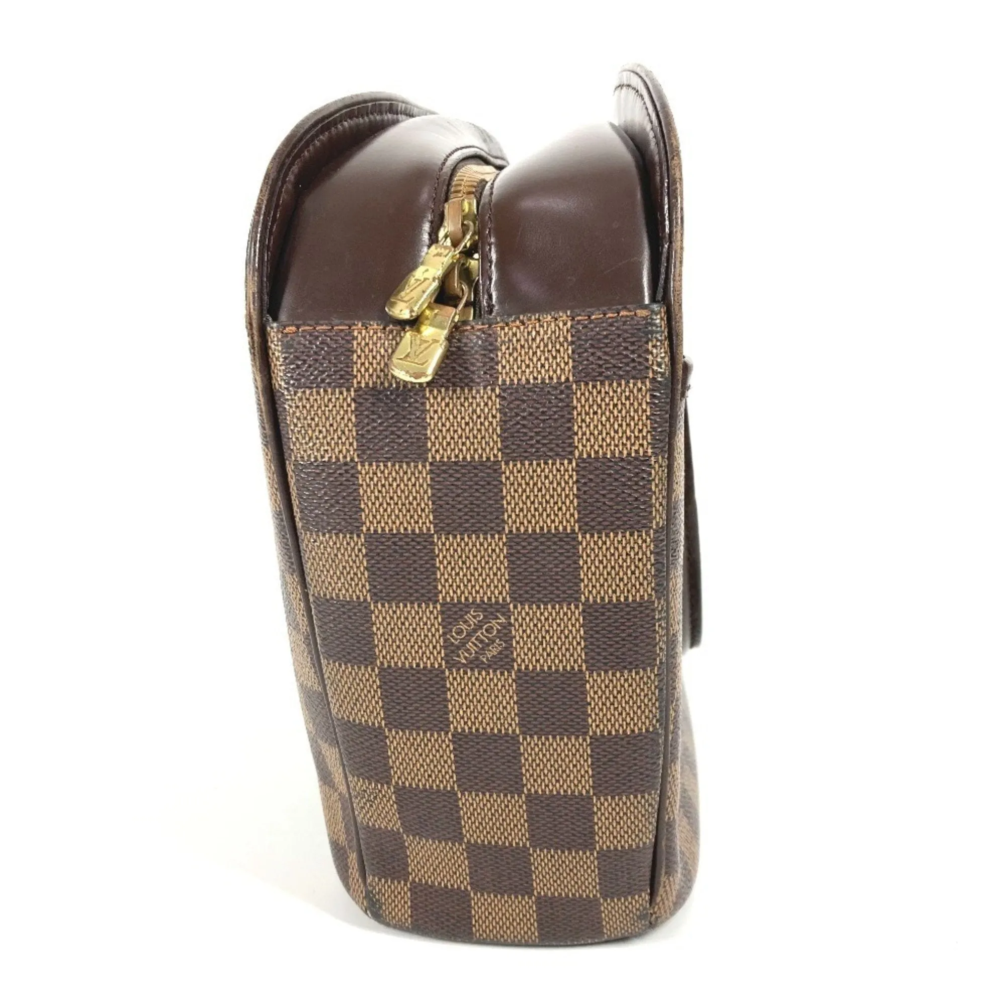 Louis Vuitton Ebene Damier Canvas Handbag Shoulder Bag Tote Bag (Pre-Owned)