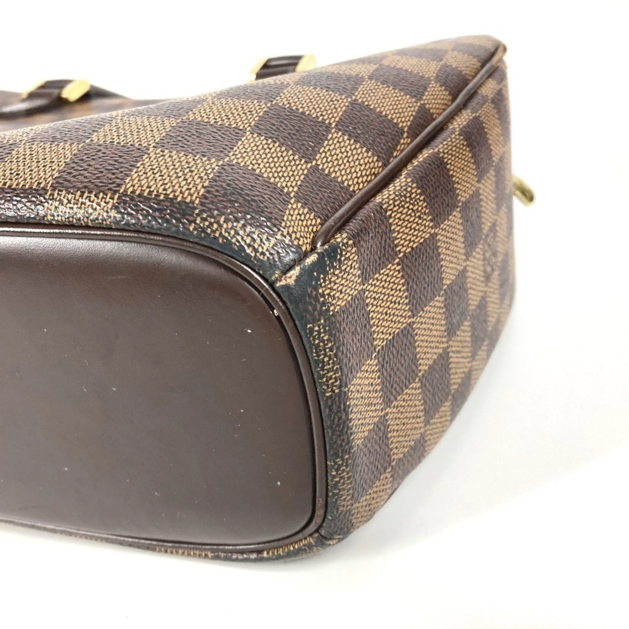 Louis Vuitton Ebene Damier Canvas Handbag Shoulder Bag Tote Bag (Pre-Owned)
