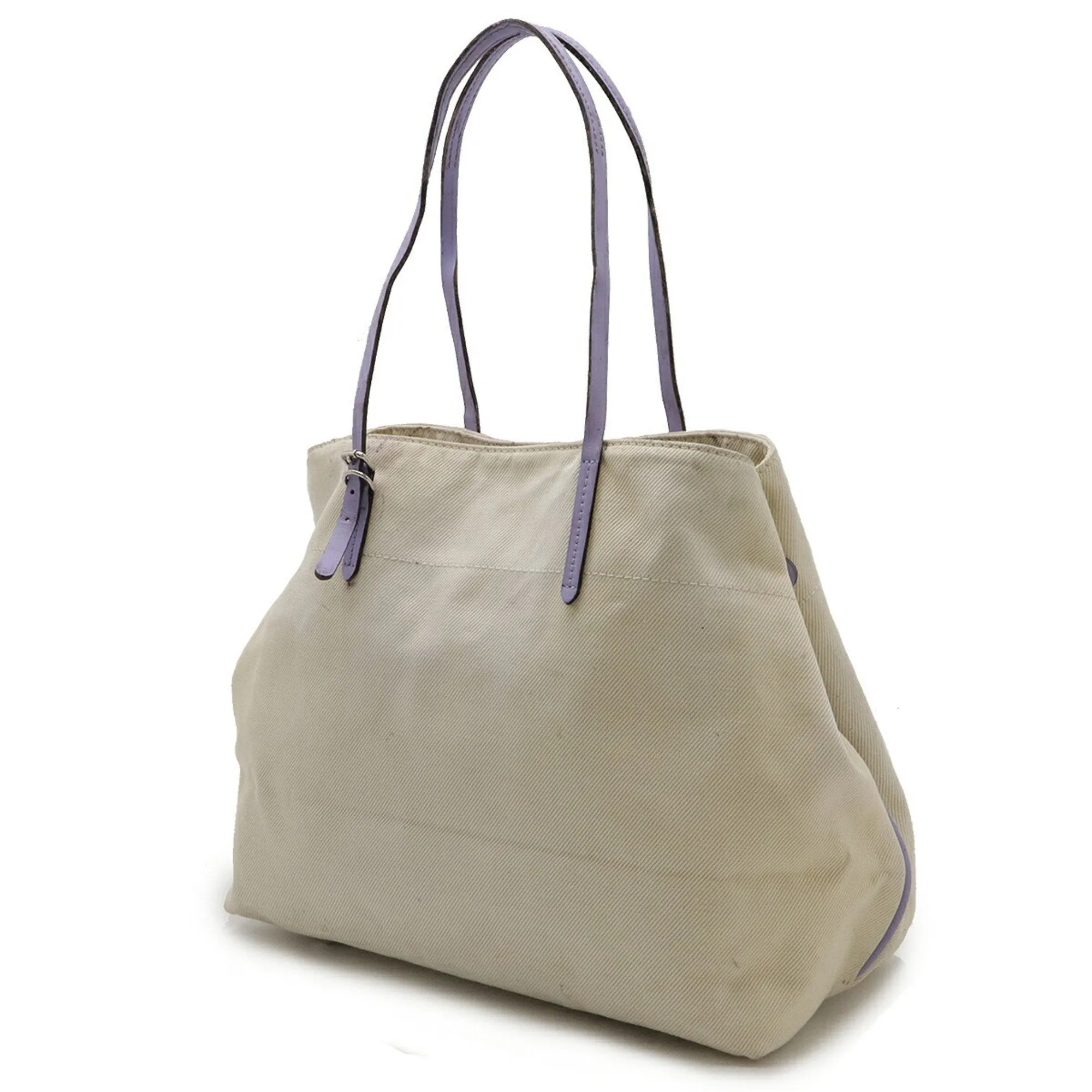 Louis Vuitton Lilac Canvas Leather Tote Bag (Pre-Owned)