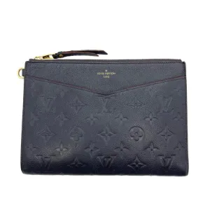 Louis Vuitton Marine Rouge Navy Monogram Empreinte Clutch Bag Pochette (Pre-Owned)
