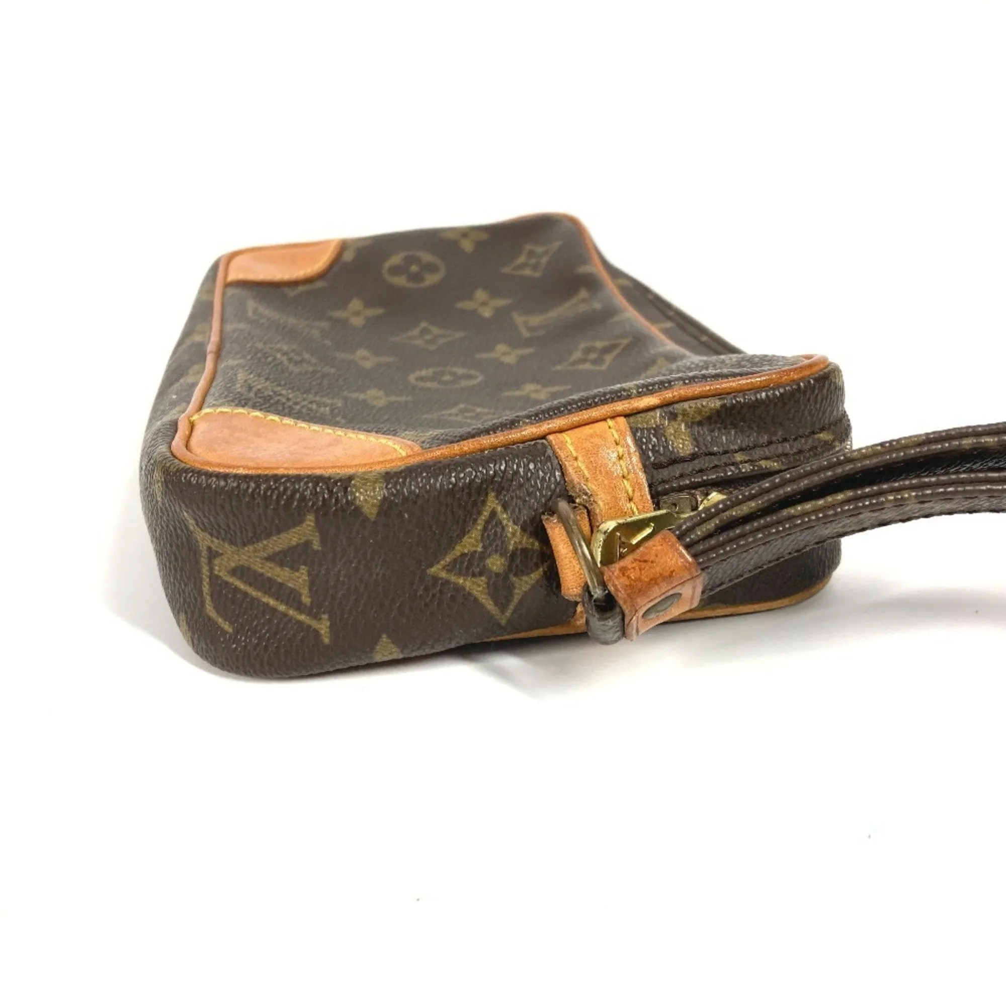 Louis Vuitton Monogram Canvas Clutch Bag Pouch (Pre-Owned)