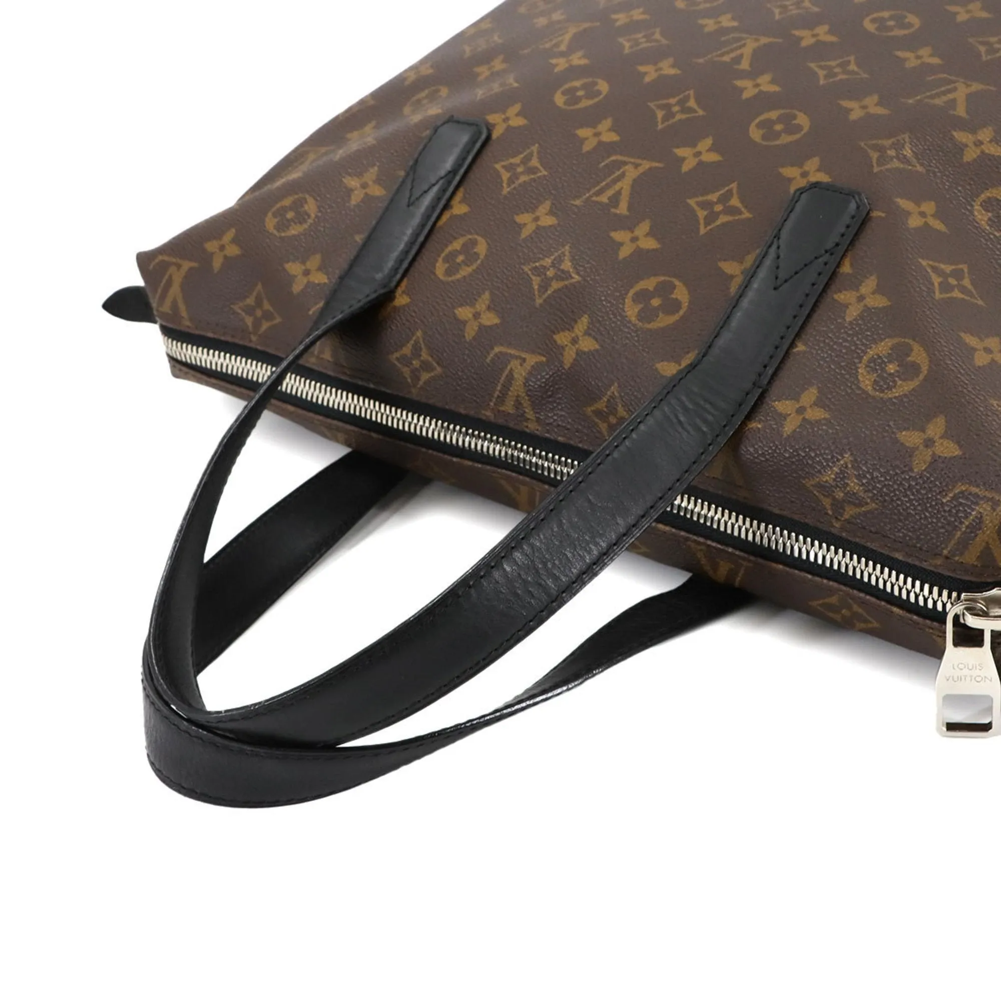 Louis Vuitton Monogram Macassar Canvas Shoulder Bag Tote Bag (Pre-Owned)
