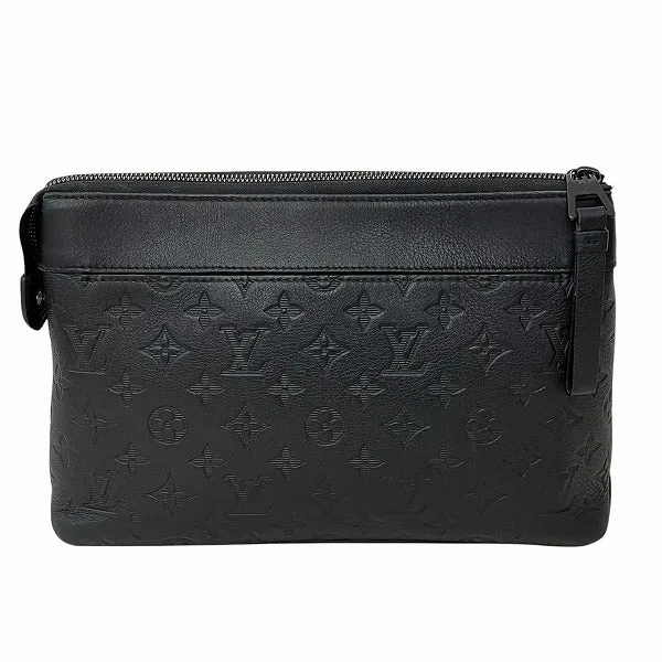 Louis Vuitton Monogram Shadow Pochette Voyage Clutch
