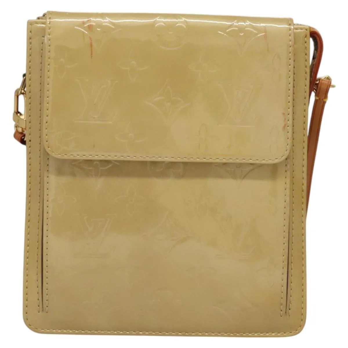 Louis Vuitton Mott Patent Leather Clutch Bag (Pre-Owned)