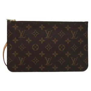Louis Vuitton Neverfull Canvas Clutch Bag (Pre-Owned)