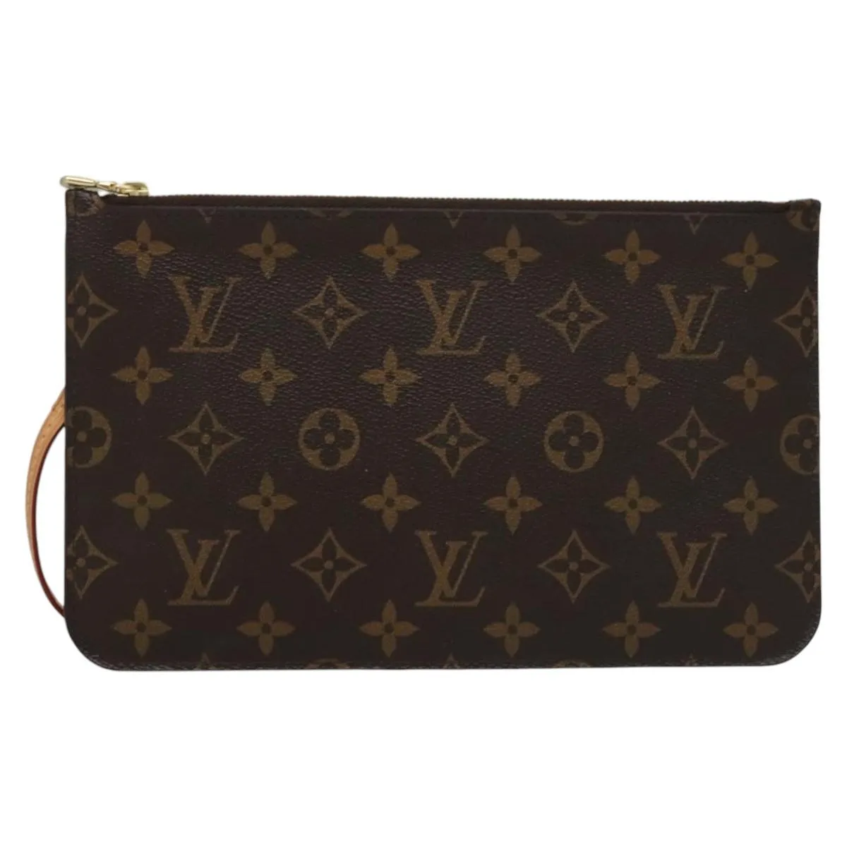 Louis Vuitton Neverfull Canvas Clutch Bag (Pre-Owned)
