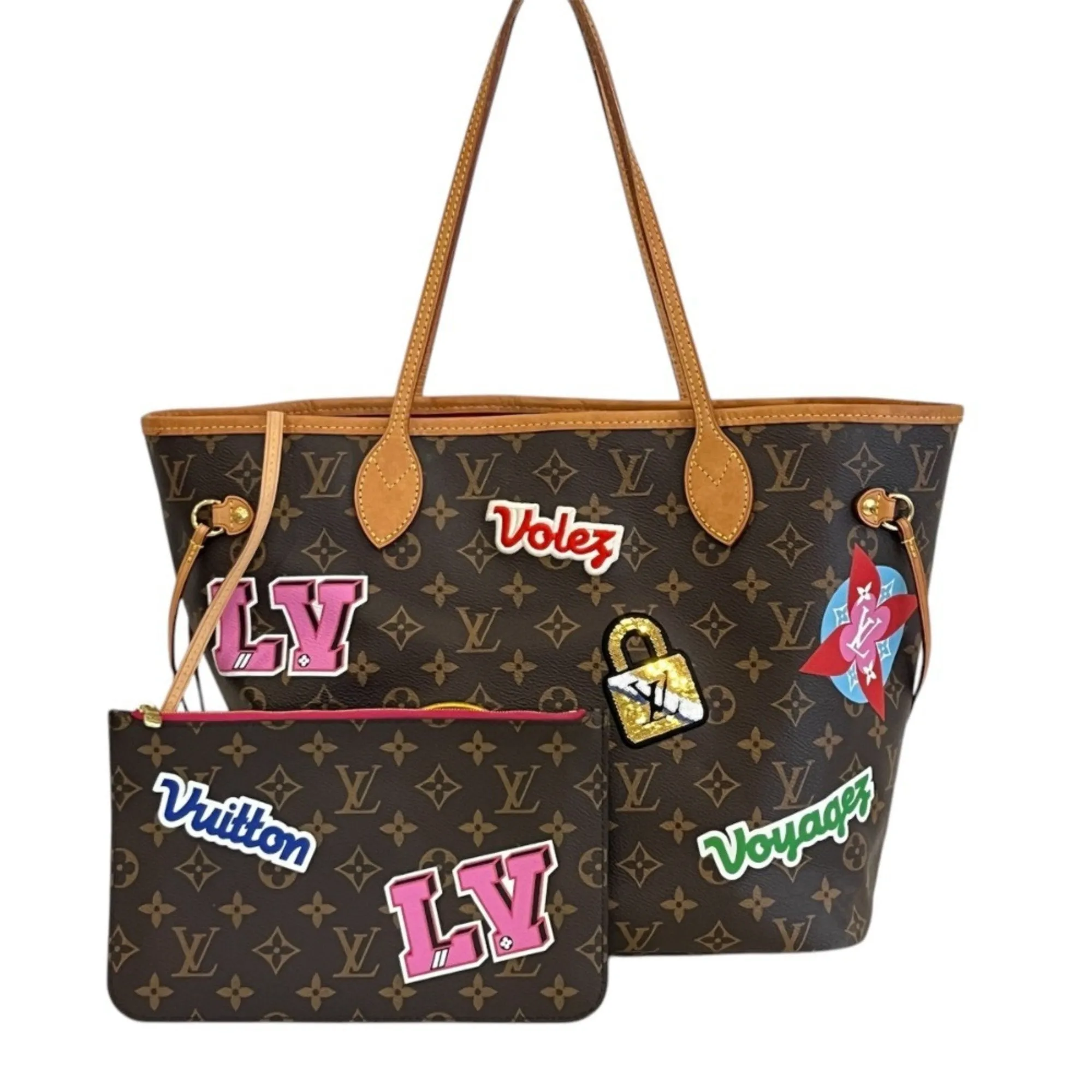 Louis Vuitton Neverfull Mm Canvas Tote Bag (Pre-Owned)