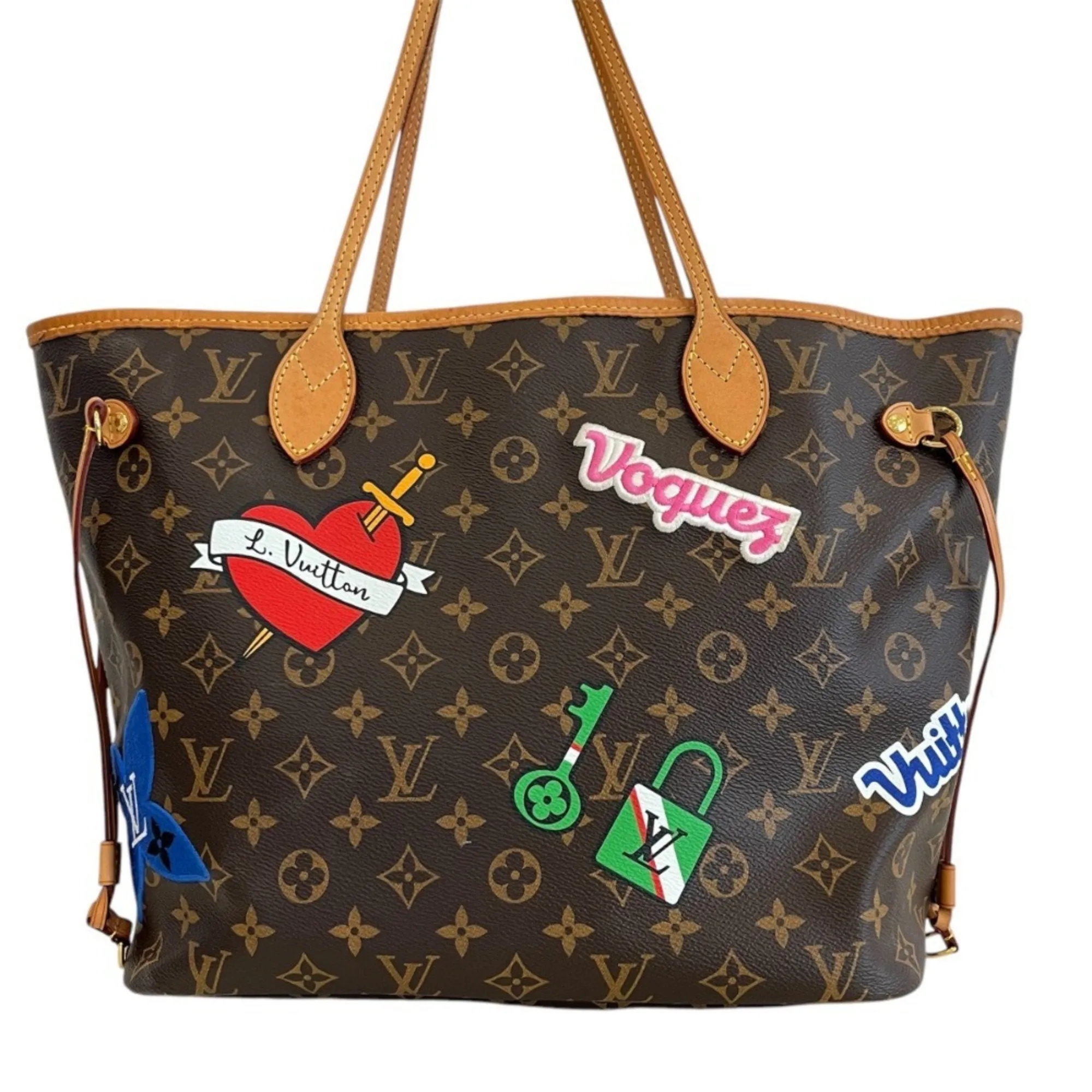 Louis Vuitton Neverfull Mm Canvas Tote Bag (Pre-Owned)