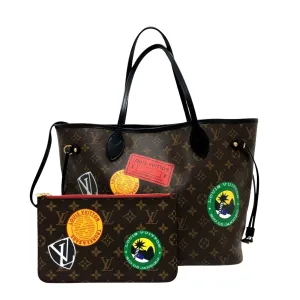 Louis Vuitton Neverfull Mm Canvas Tote Bag (Pre-Owned)