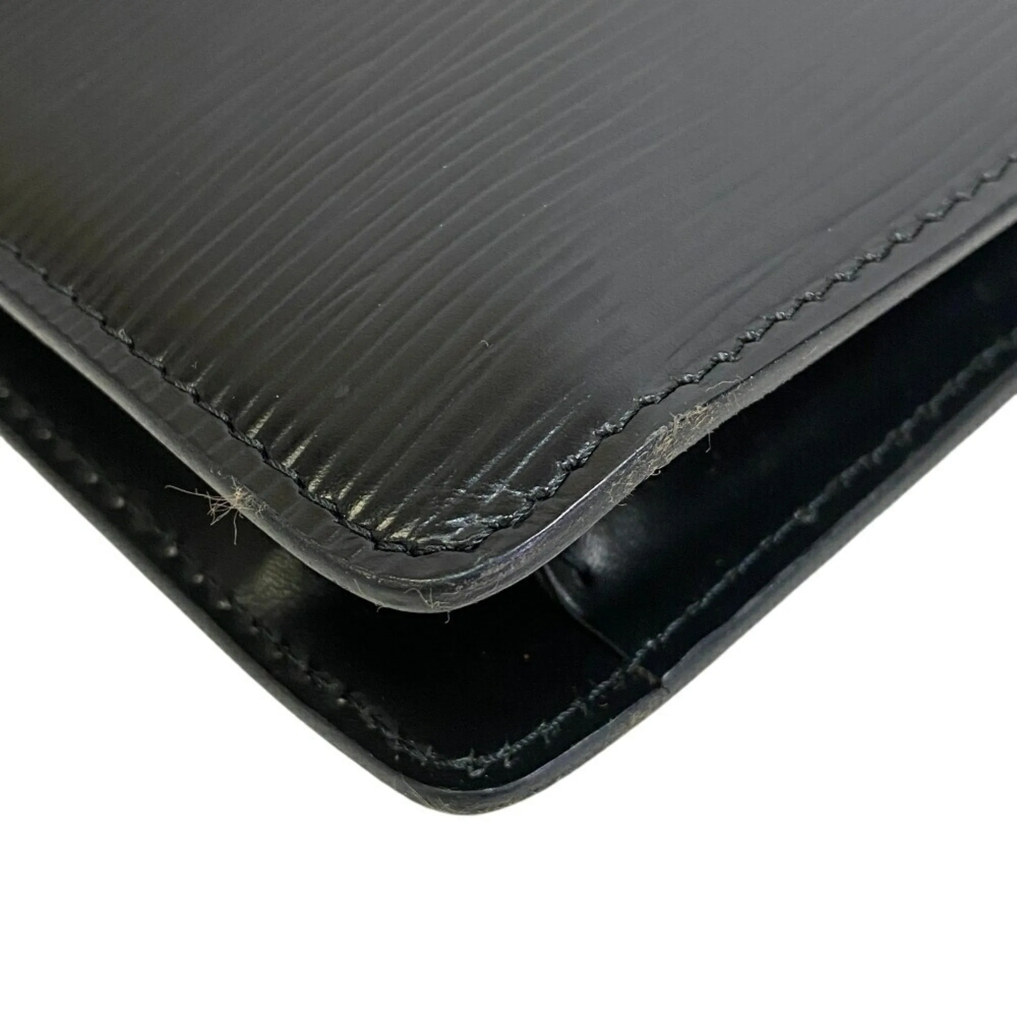 Louis Vuitton Noir Epi Leather Clutch Bag Pouch (Pre-Owned)