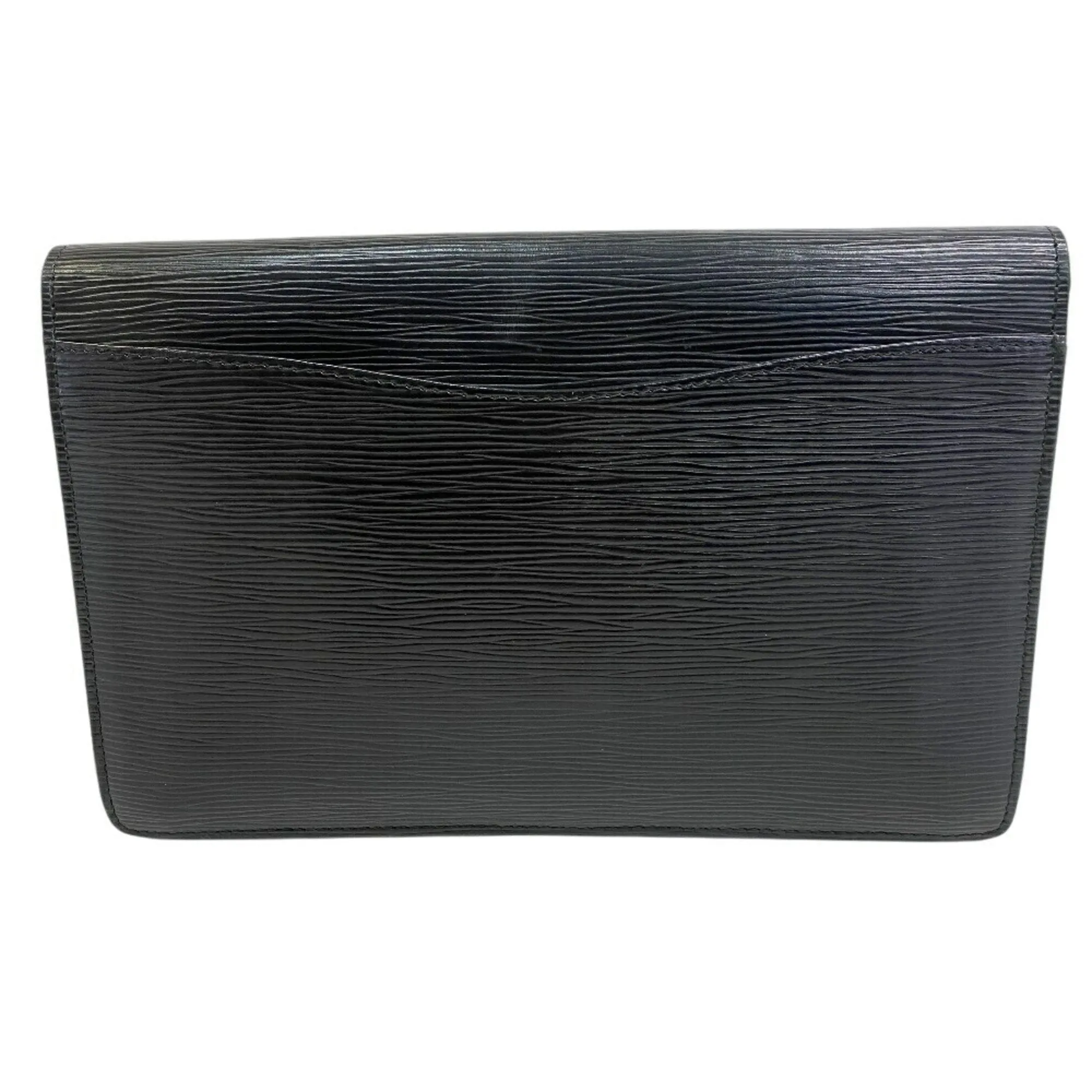 Louis Vuitton Noir Epi Leather Clutch Bag Pouch (Pre-Owned)