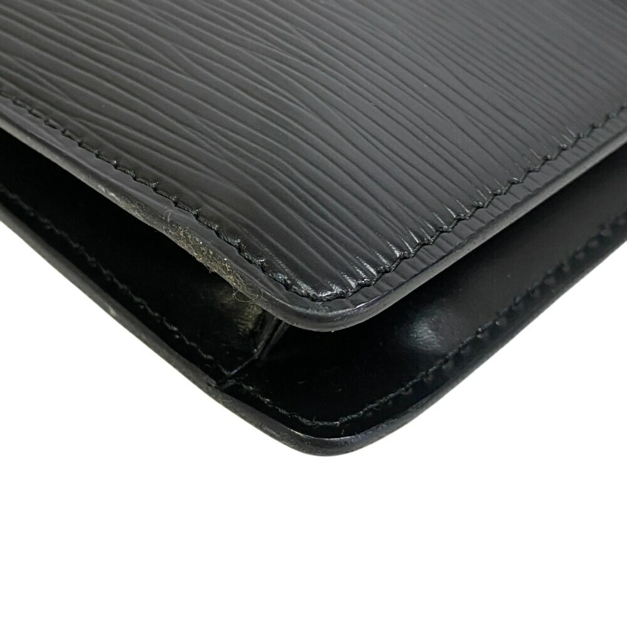 Louis Vuitton Noir Epi Leather Clutch Bag Pouch (Pre-Owned)