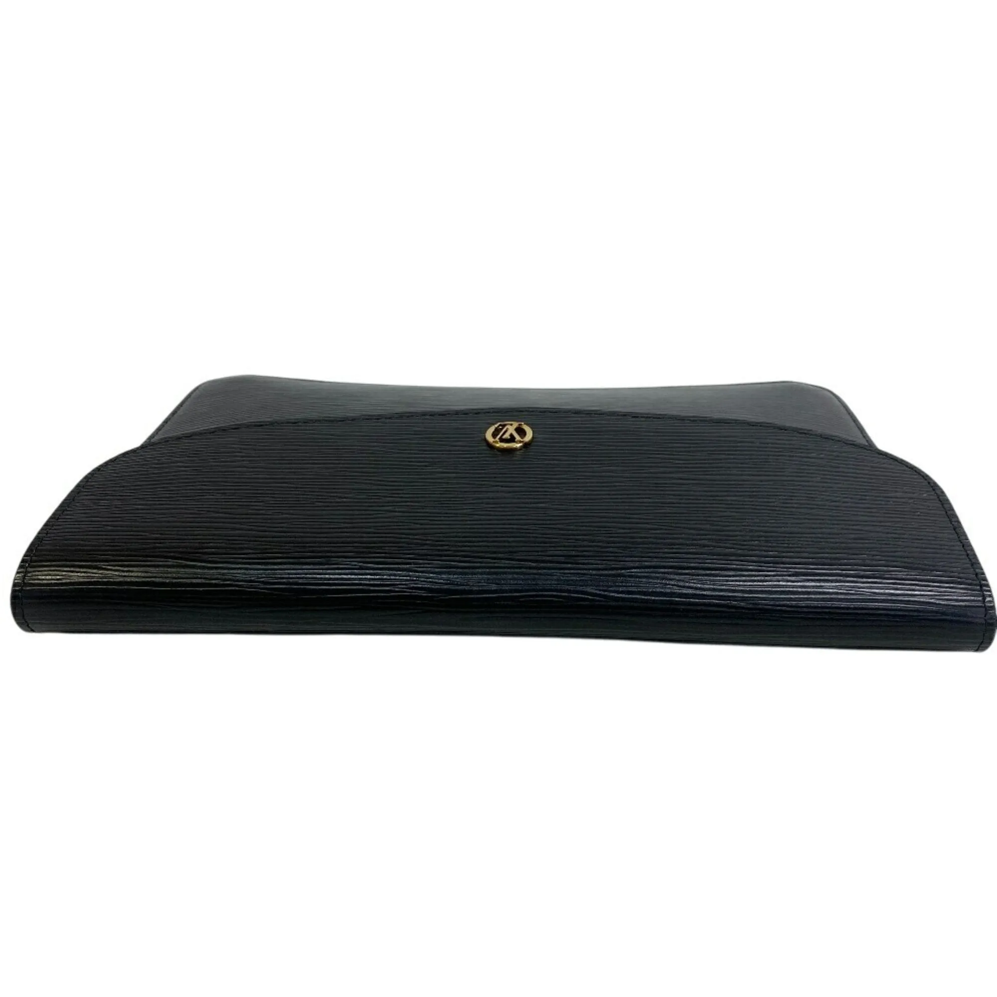 Louis Vuitton Noir Epi Leather Clutch Bag Pouch (Pre-Owned)