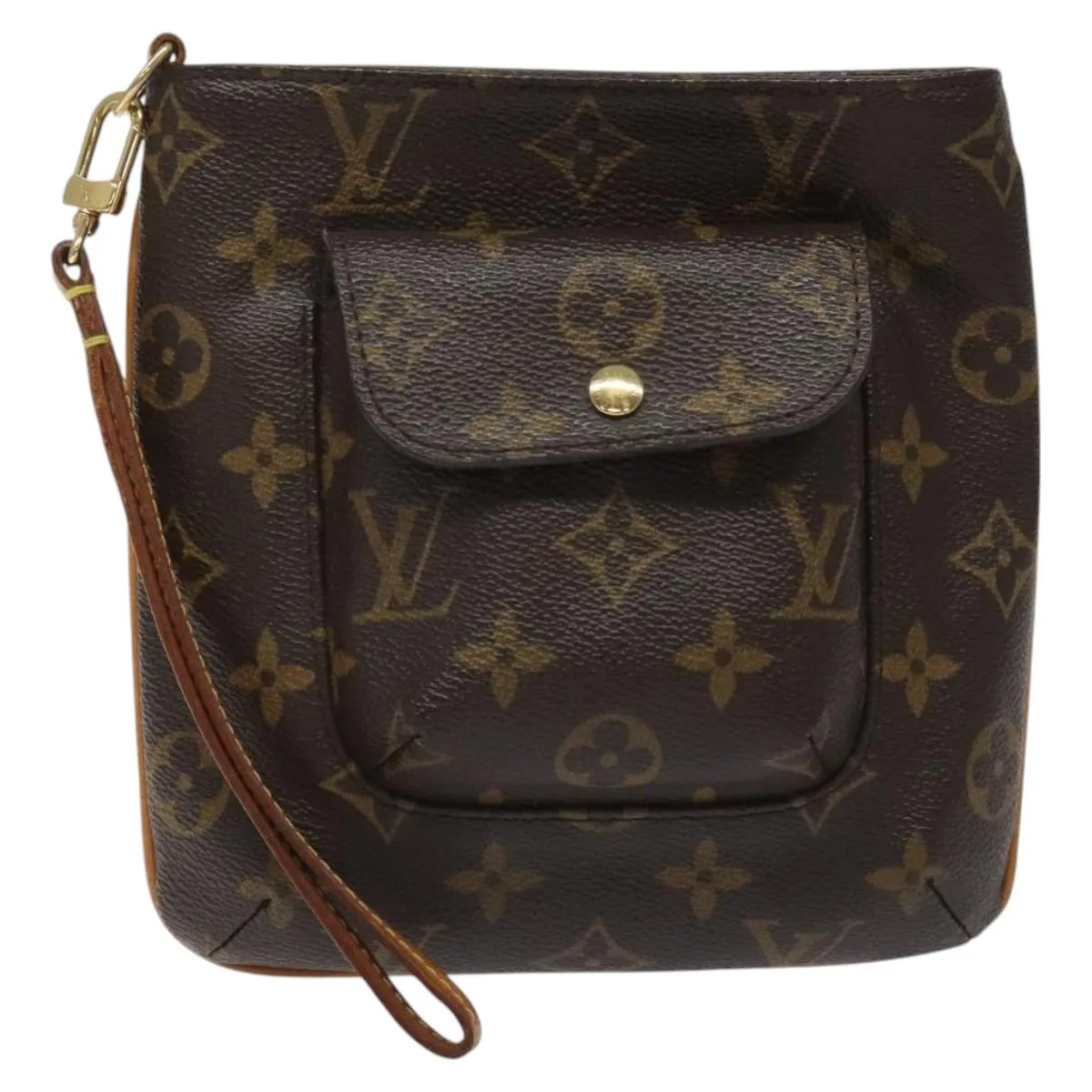 Louis Vuitton Partition Canvas Clutch Bag (Pre-Owned)